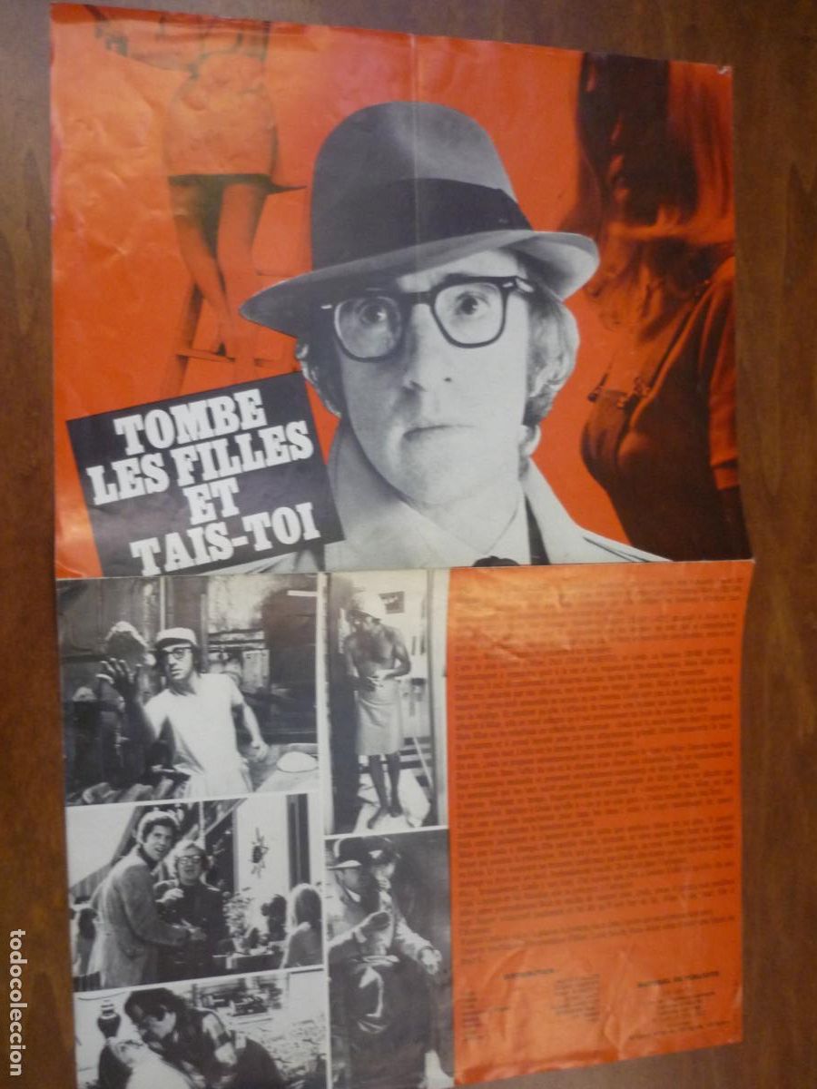 Cine: sue&ntilde;os de un seductor - guia publicitaria original francia - woody allen Play It Again Sam