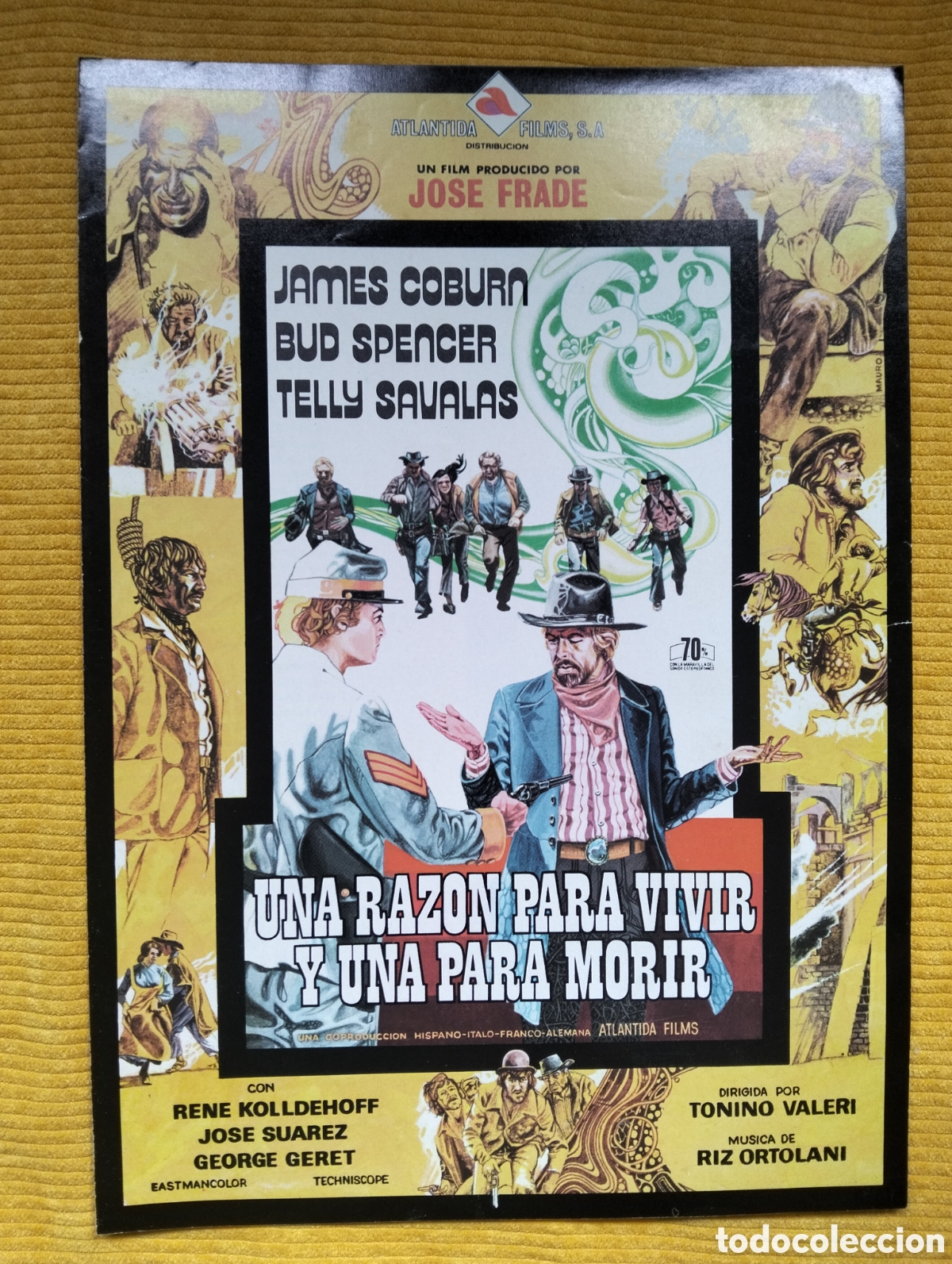 Cin&eacute;ma: UNA UNA RAZON PAARA VIVIR Y UNA RAZON PARA MORIR JAMES CORBURN GUIA DE CINE ORIGINAL J55