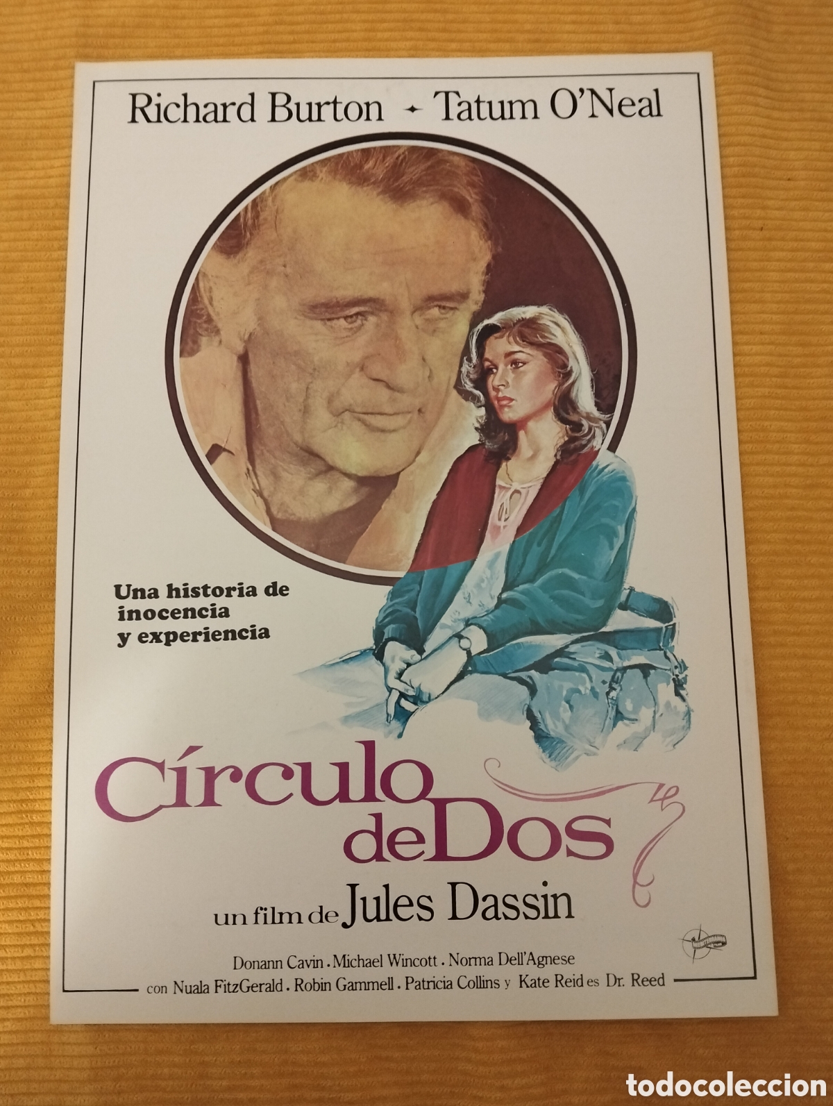 Cinema: CIRCULO DE DOS - RICHARD BURTON - MEDITERRANEO FILMS GUIA DE CINE ORIGINAL GUIA DE CINE ORIGINAL J58