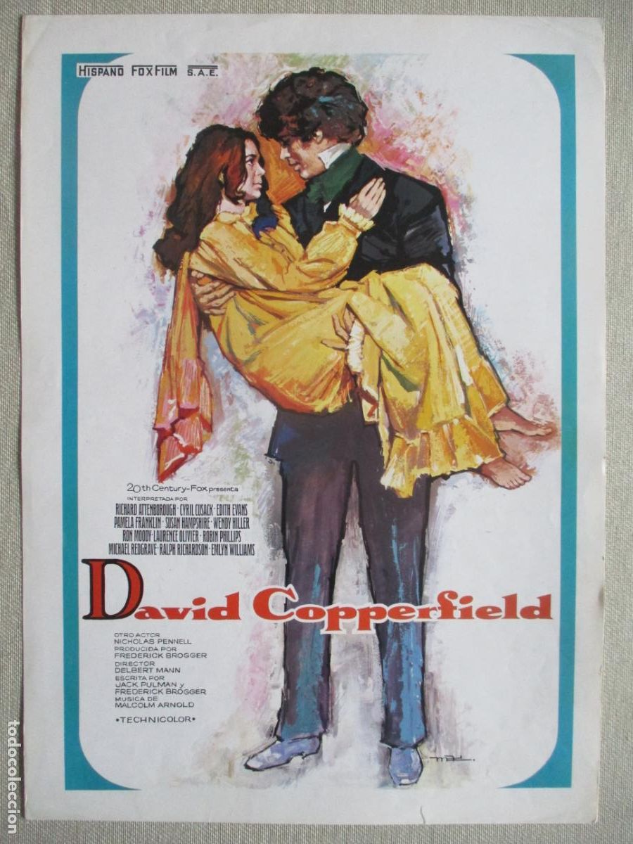 Cine: DAVID COPPERFIELD. GUIA ORIGINAL ESTRENO. PEDIDO MINIMO EN GUIAS 10 EUROS.