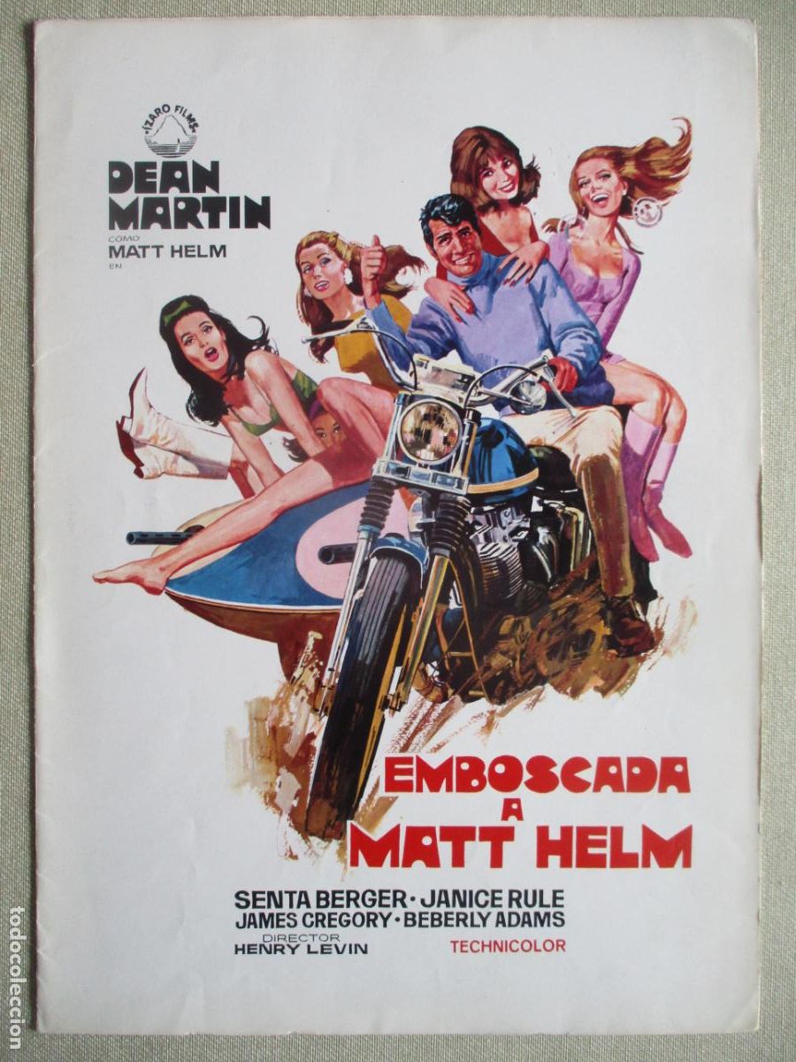 Cine: EMBOSCADA A MATT HELM. GUIA ORIGINAL ESTRENO. PEDIDO MINIMO EN GUIAS 10 EUROS.