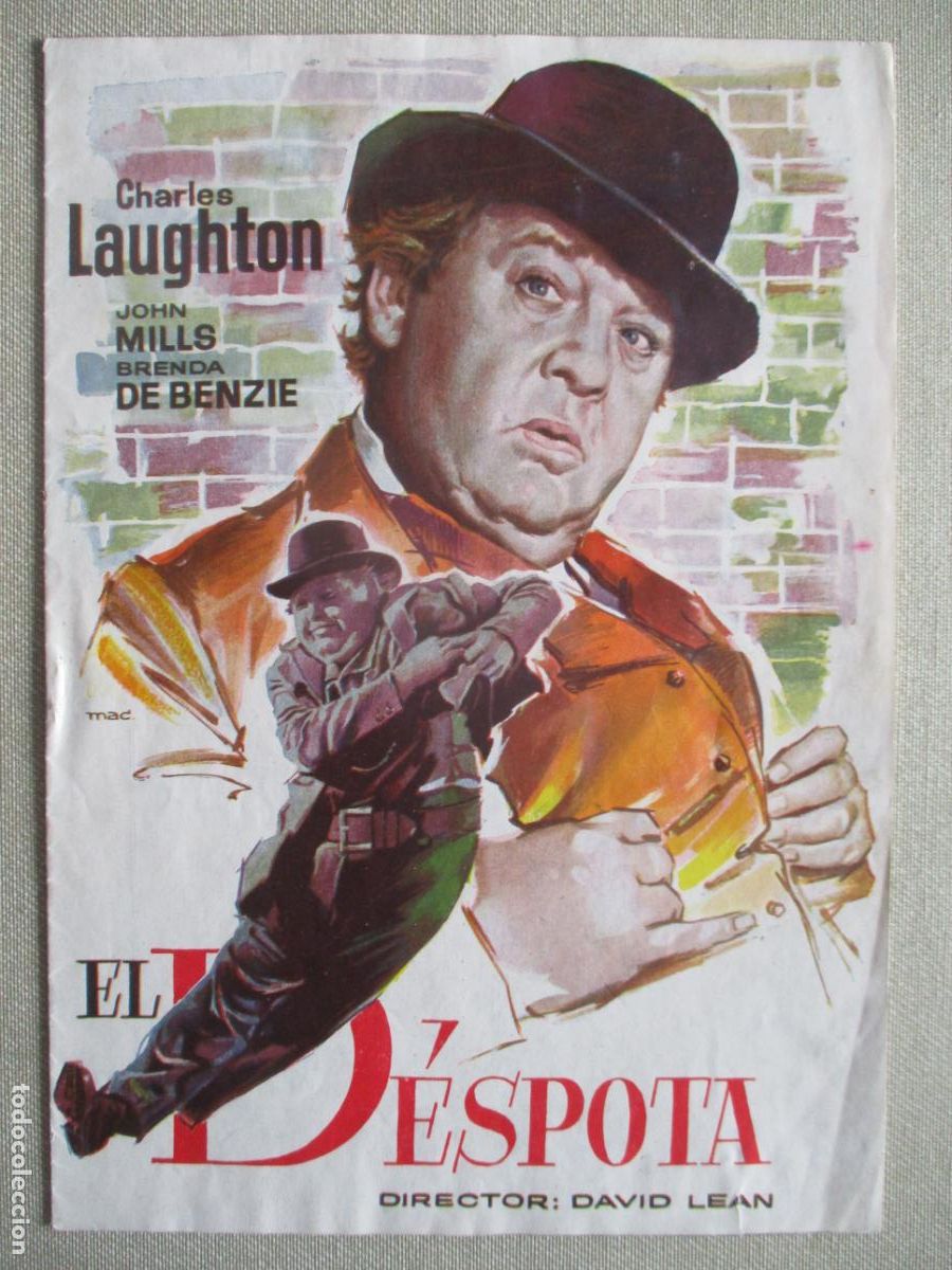 Cine: EL DESPOTA. GUIA ORIGINAL ESTRENO. PEDIDO MINIMO EN GUIAS 10 EUROS.