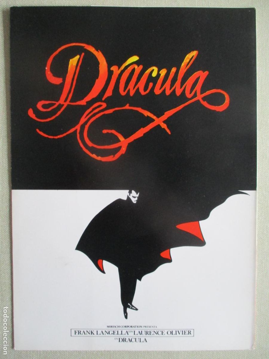 Cine: DRACULA. GUIA ORIGINAL ESTRENO. PEDIDO MINIMO EN GUIAS 10 EUROS.