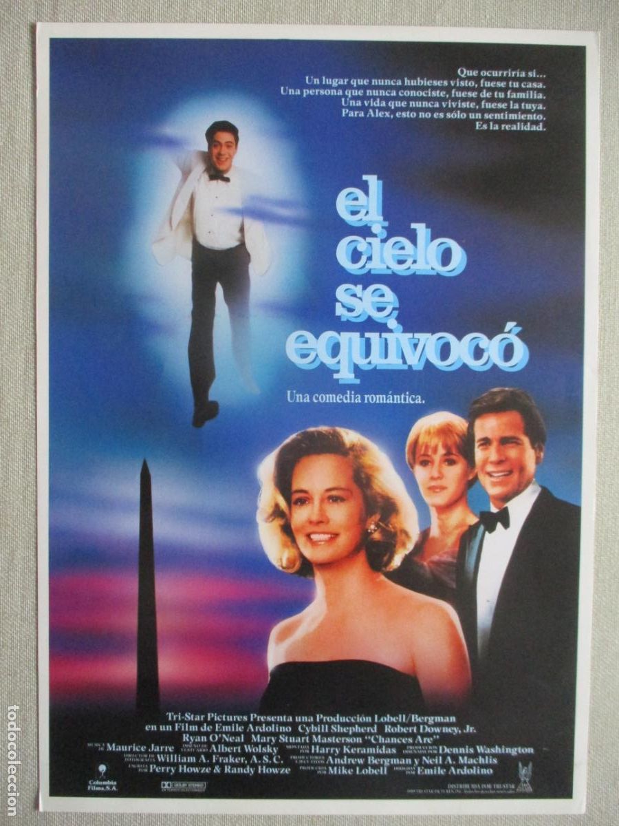 Cine: EL CIELO SE EQUIVOCO. GUIA ORIGINAL ESTRENO. PEDIDO MINIMO EN GUIAS 10 EUROS.