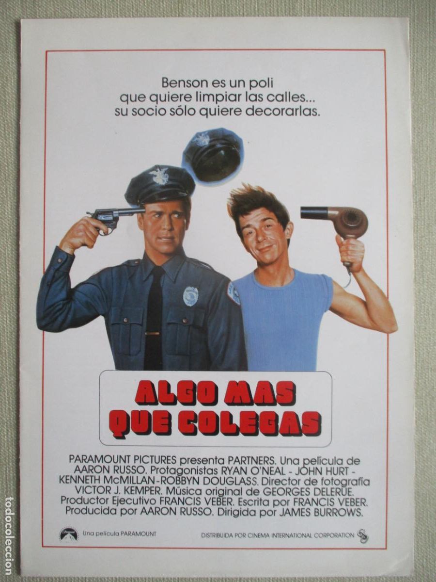 Cine: ALGO MAS QUE COLEGAS. GUIA ORIGINAL ESTRENO. PEDIDO MINIMO EN GUIAS 10 EUROS.