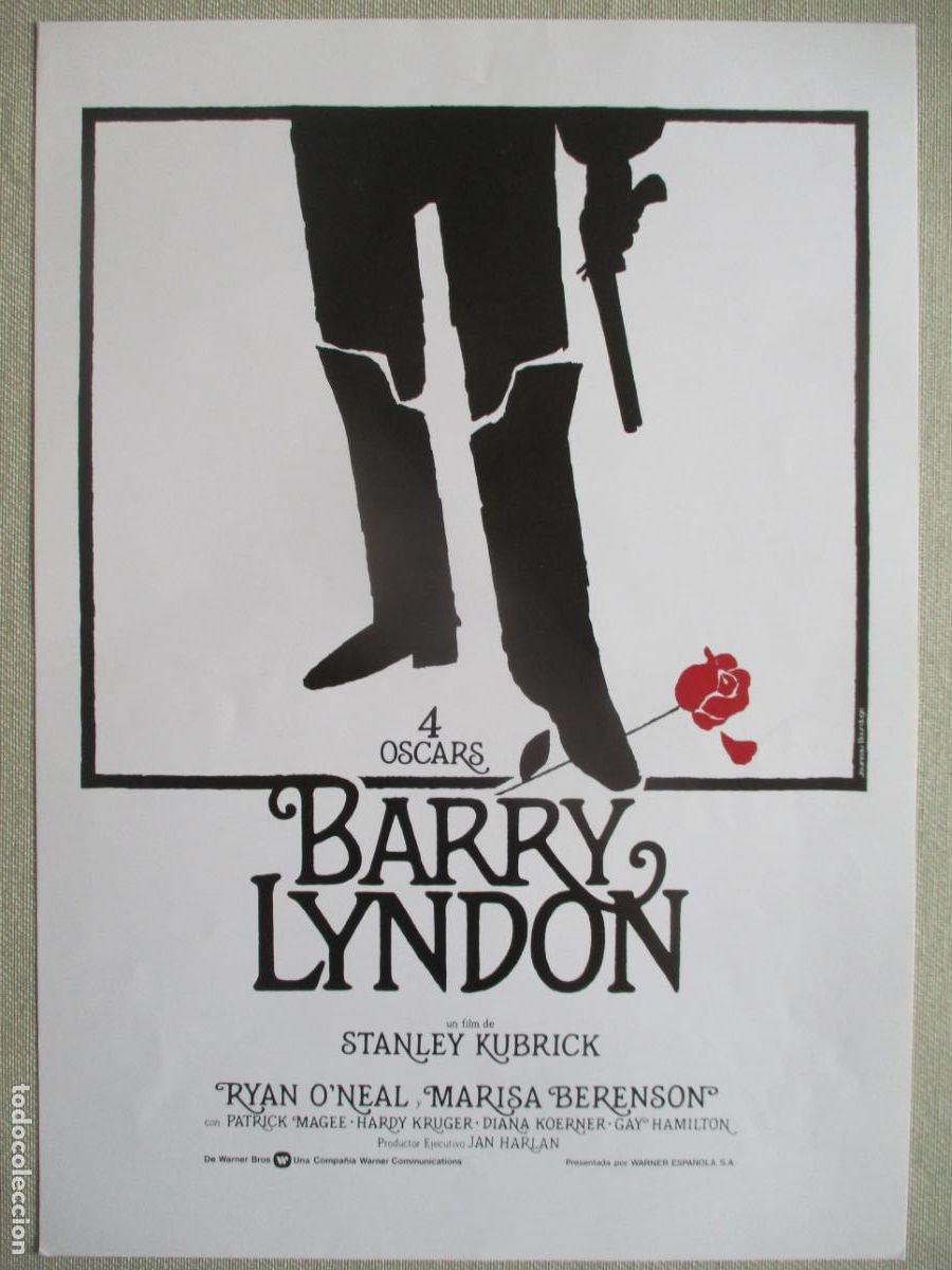 Cine: BARRY LYNDON. GUIA ORIGINAL RE-ESTRENO. PEDIDO MINIMO EN GUIAS 10 EUROS.