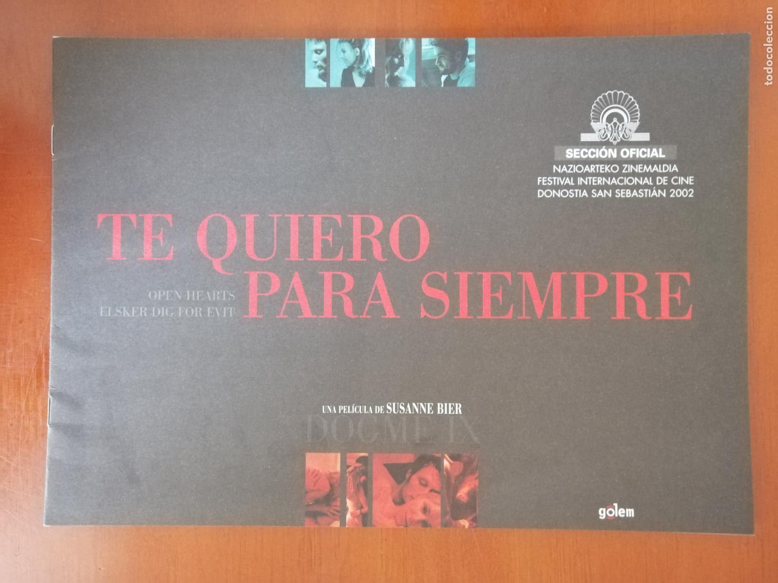 Cine: G10340 TE QUIERO PARA SIEMPRE-LIBRO 12 PAGINAS