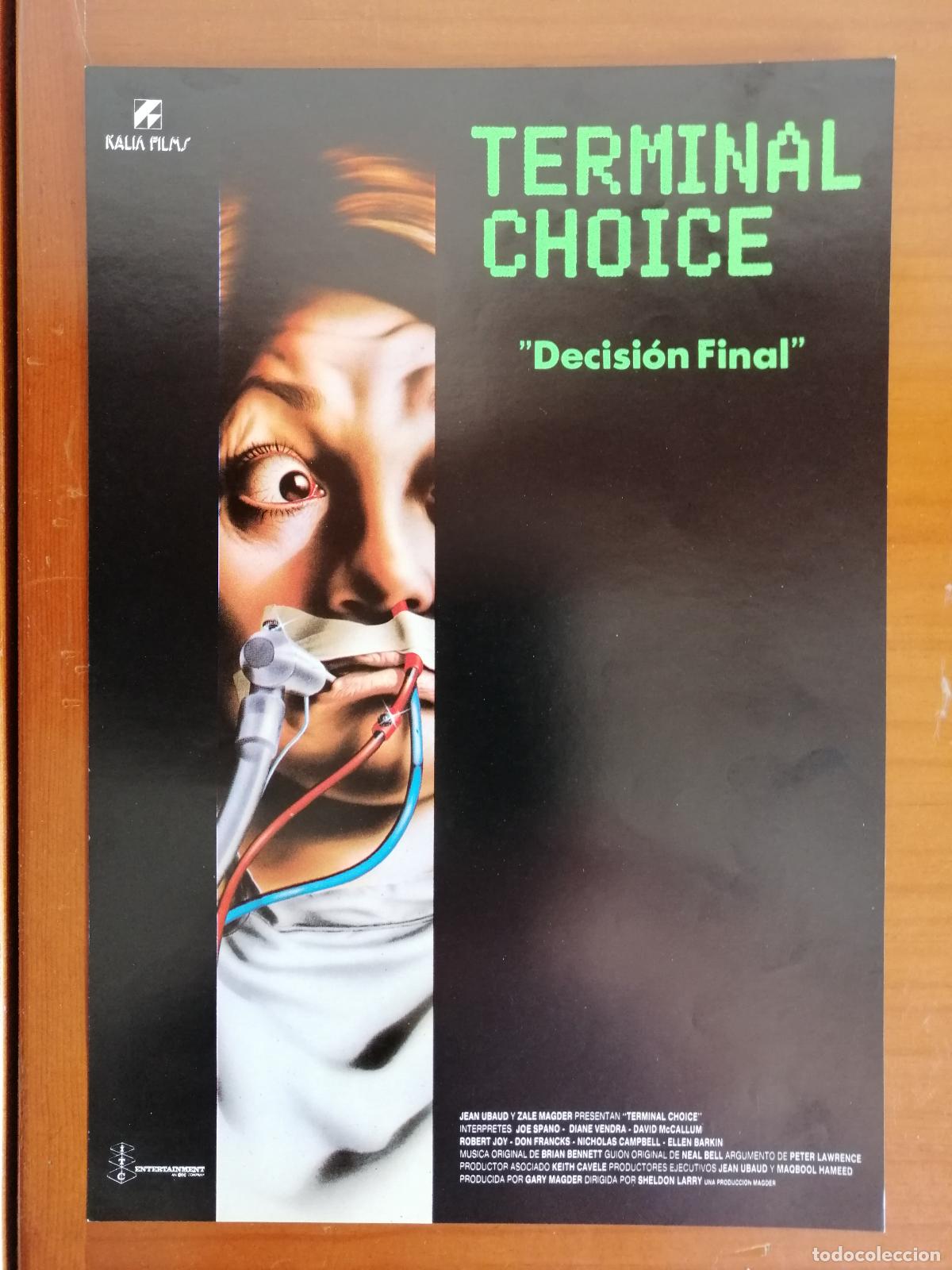 Cine: G10366 TERMINAL CHOISE (DECISION FINAL)-SENCILLO