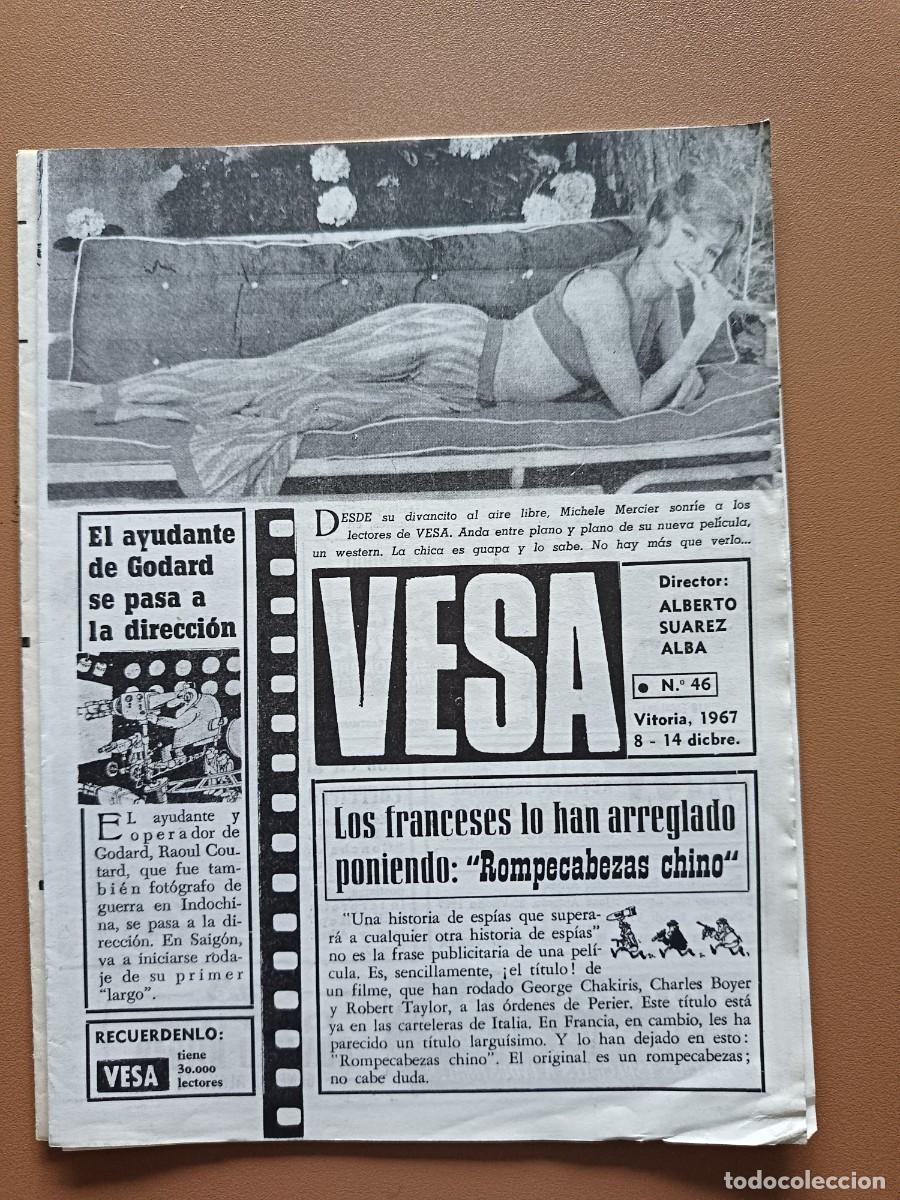 Cinema: VESA- VITORIANA DE ESPECT&Aacute;CULOS- N&ordm;-46- 8/14-12-1967