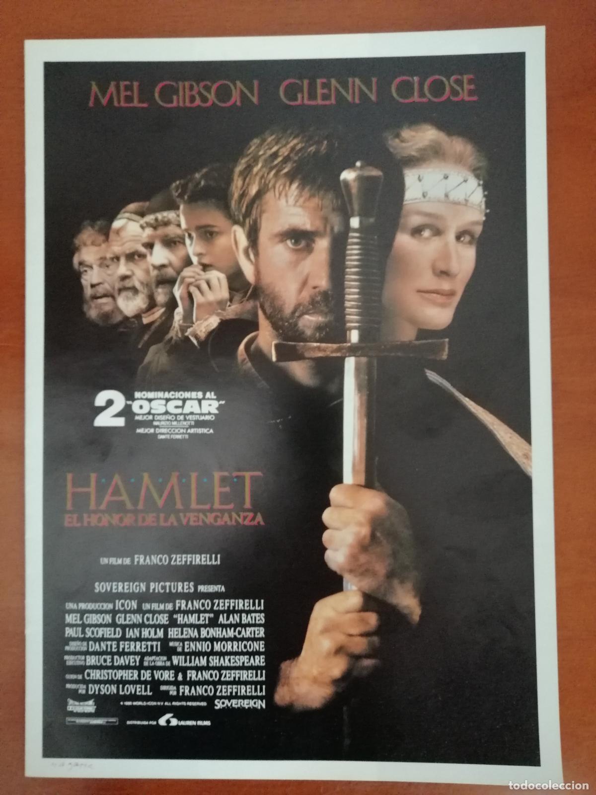 Cine: G4993 HAMLET (EL HONOR DE LA VENGANZA)-LIBRO 8 PAGINAS