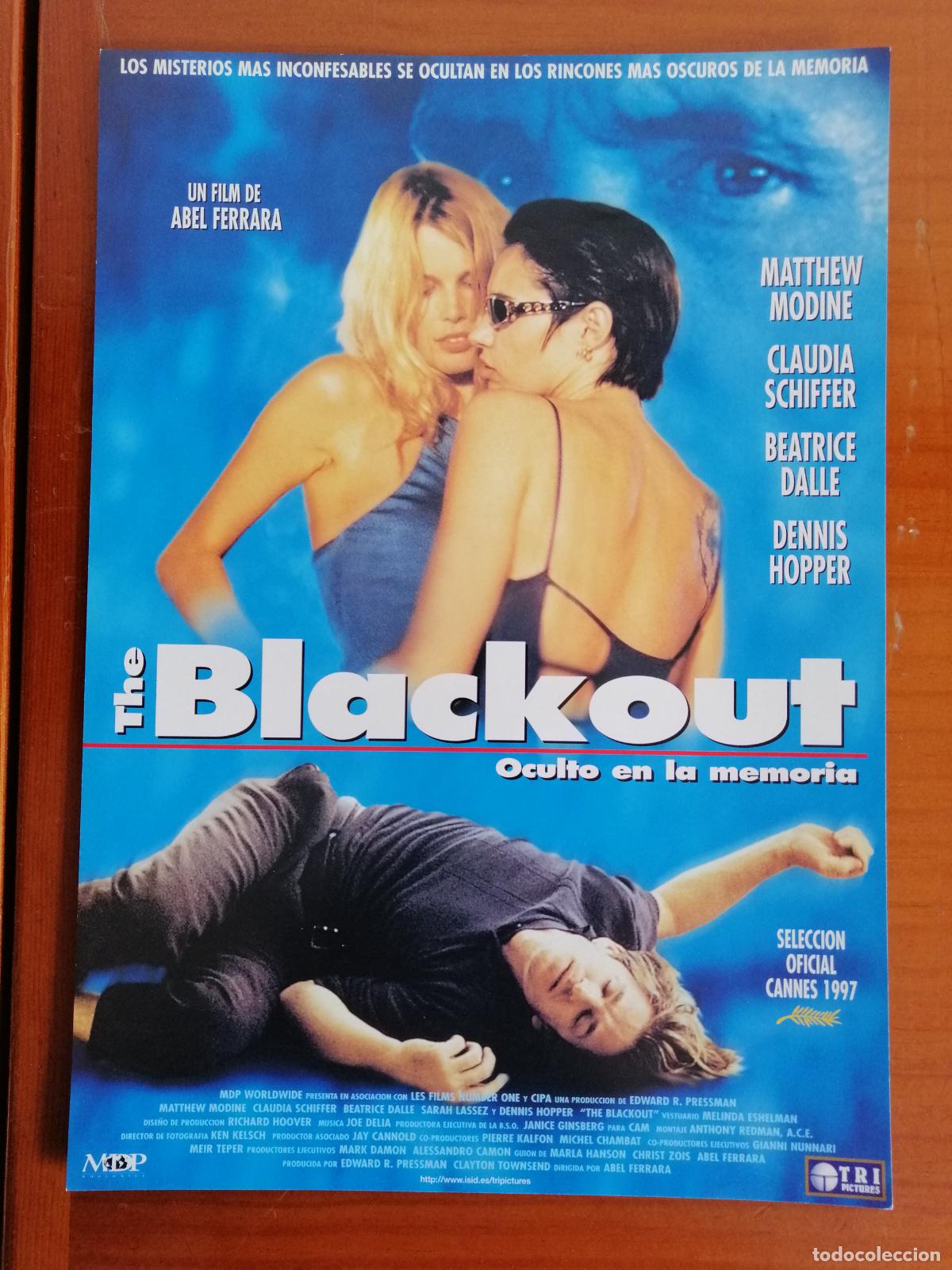 Cine: G10402 THE BLACKOUT (OCULTO EN LA MEMORIA)-SENCILLO