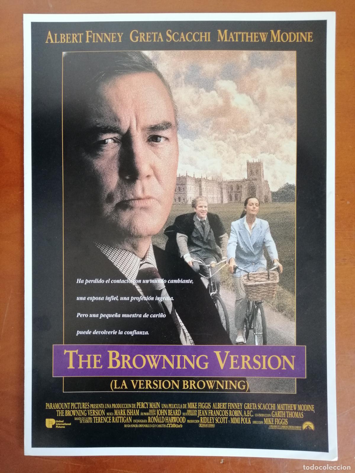 Cine: G10412 THE BROWNING VERSION (LA VERSION BROWNING)-DOBLE - Foto 1