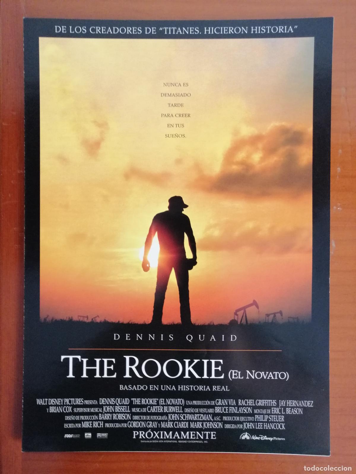 Cine: G10539 THE ROOKIE (EL NOVATO)-DOBLE
