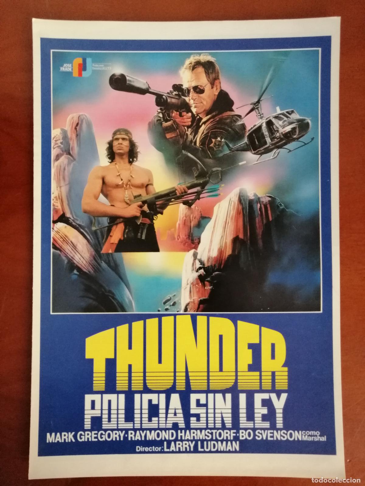 Cine: G10566 THUNDER, POLICIA SIN LEY-DOBLE