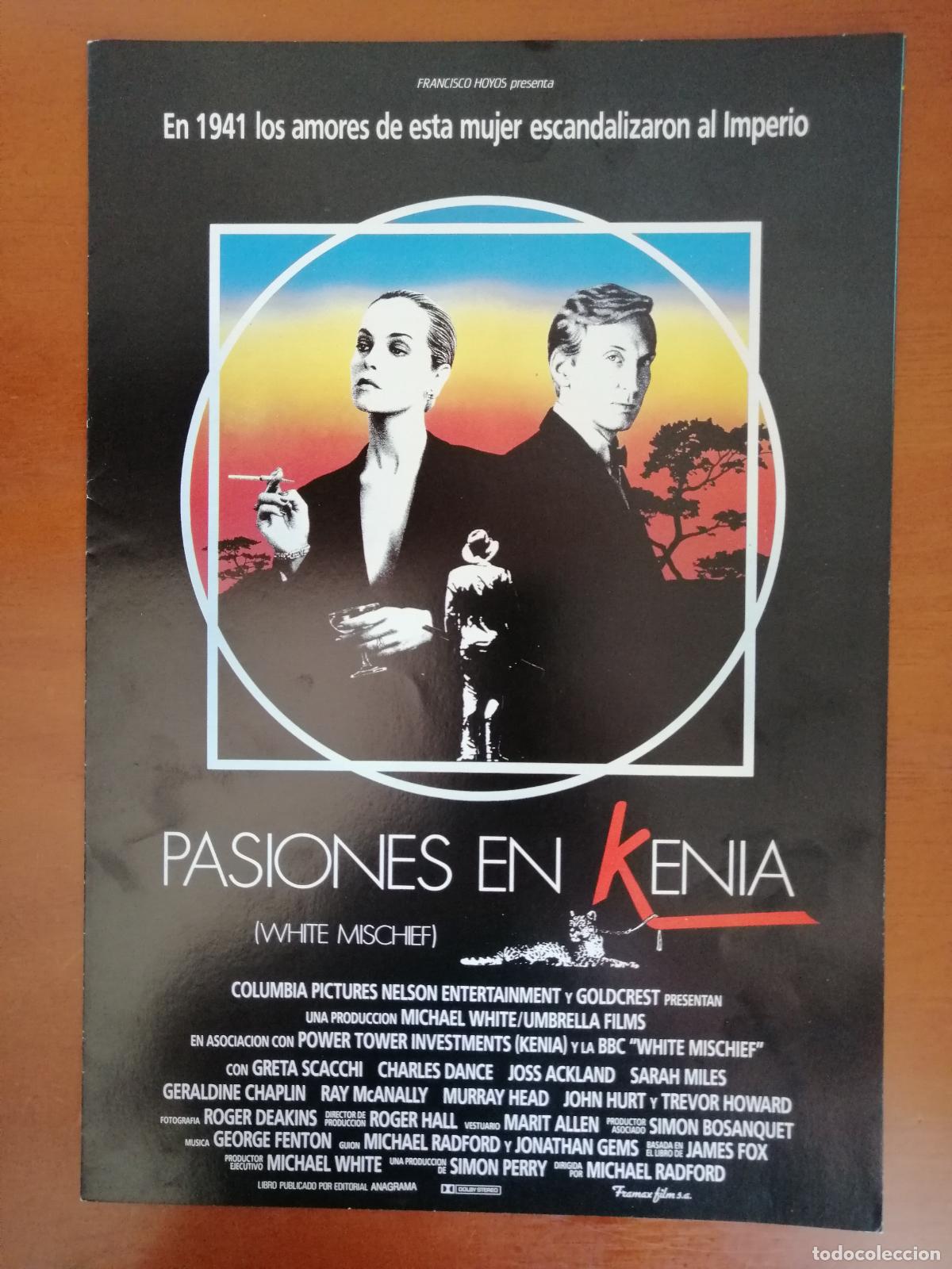 Cine: G8863 PASIONES EN KENIA (WHITE MISCHIEF)-TRIPLE
