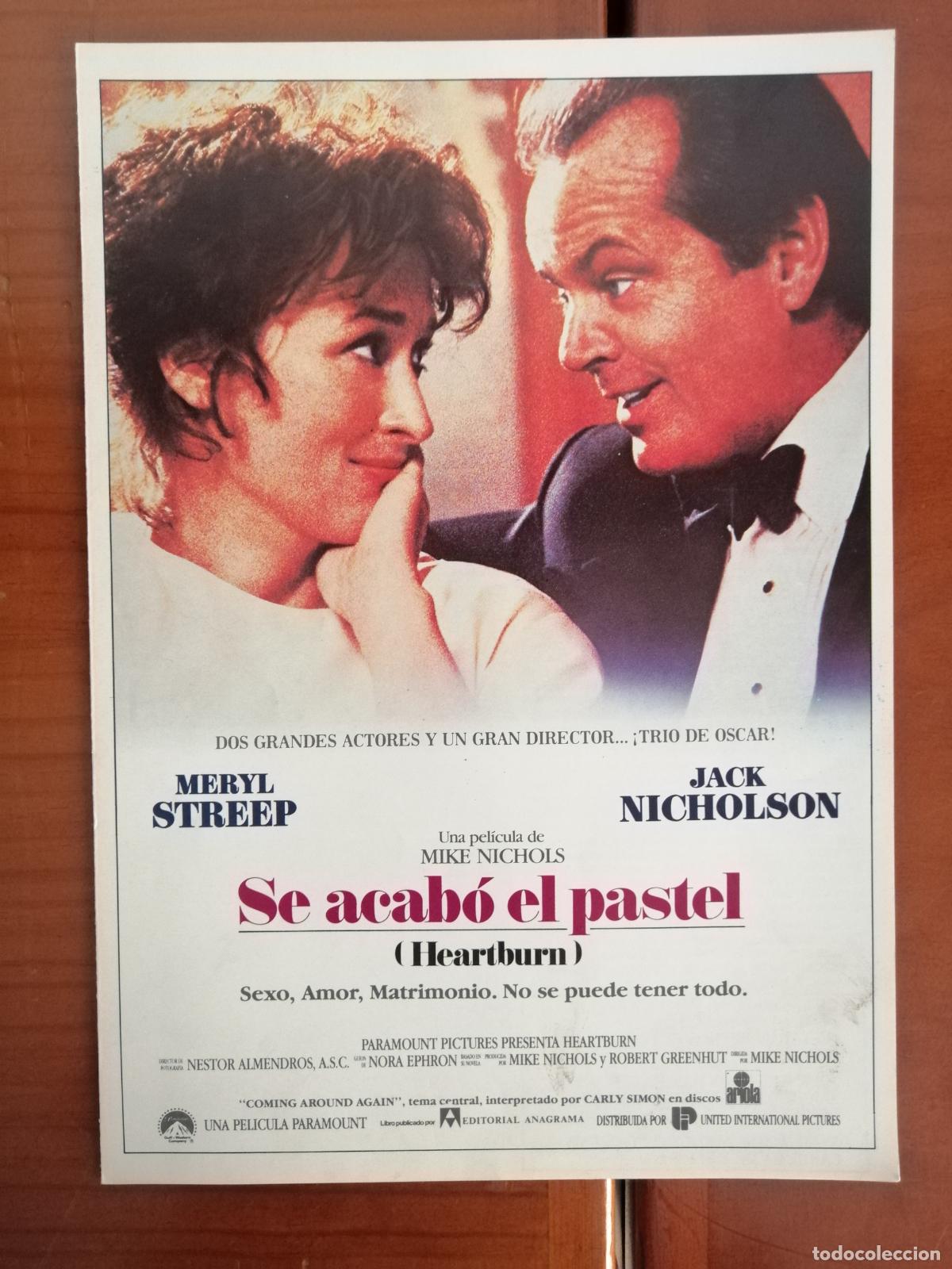Cine: G9735 SE ACABO EL PASTEL (HEARTBURN)-DOBLE