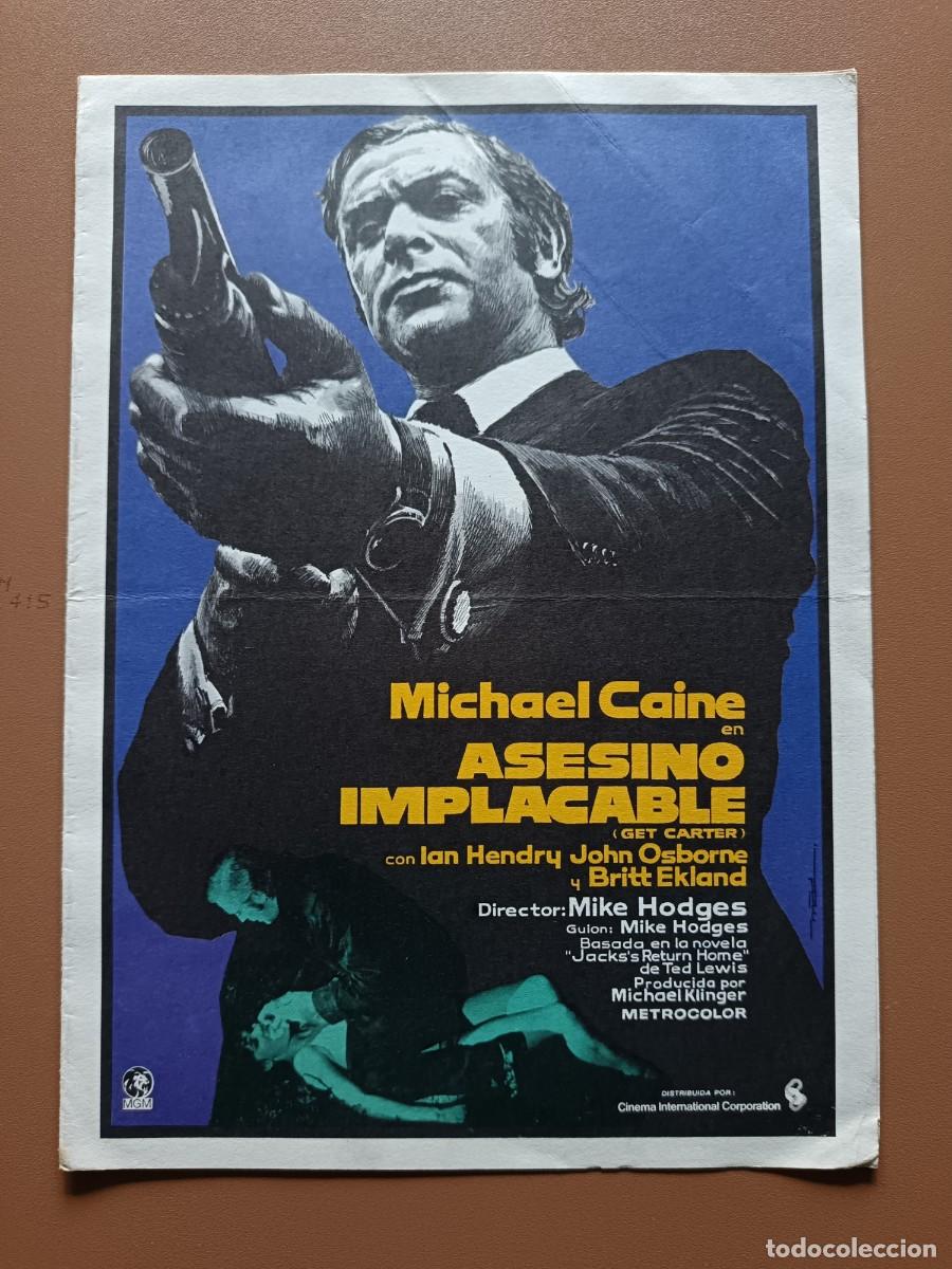 Cinema: ASESINO IMPLACABLE.- M. CAINE
