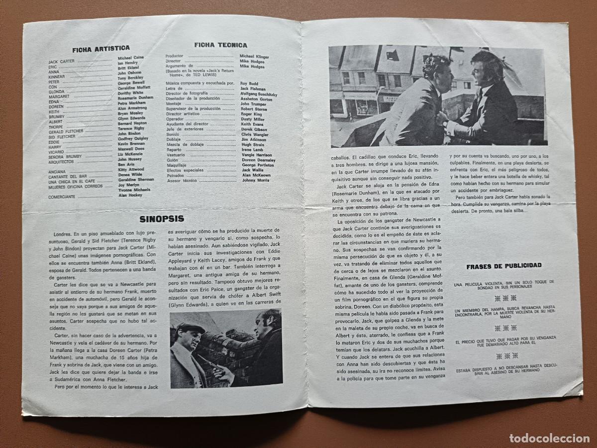 Cine: ASESINO IMPLACABLE.- M. CAINE - Foto 2