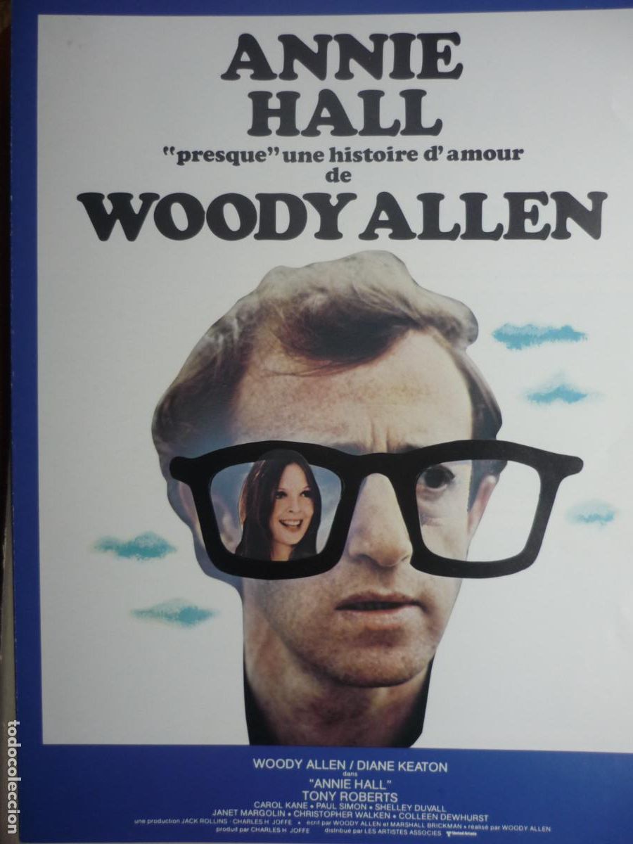 Cine: annie hall - guia publicitaria original francia - woody allen diane keaton Christopher Walken