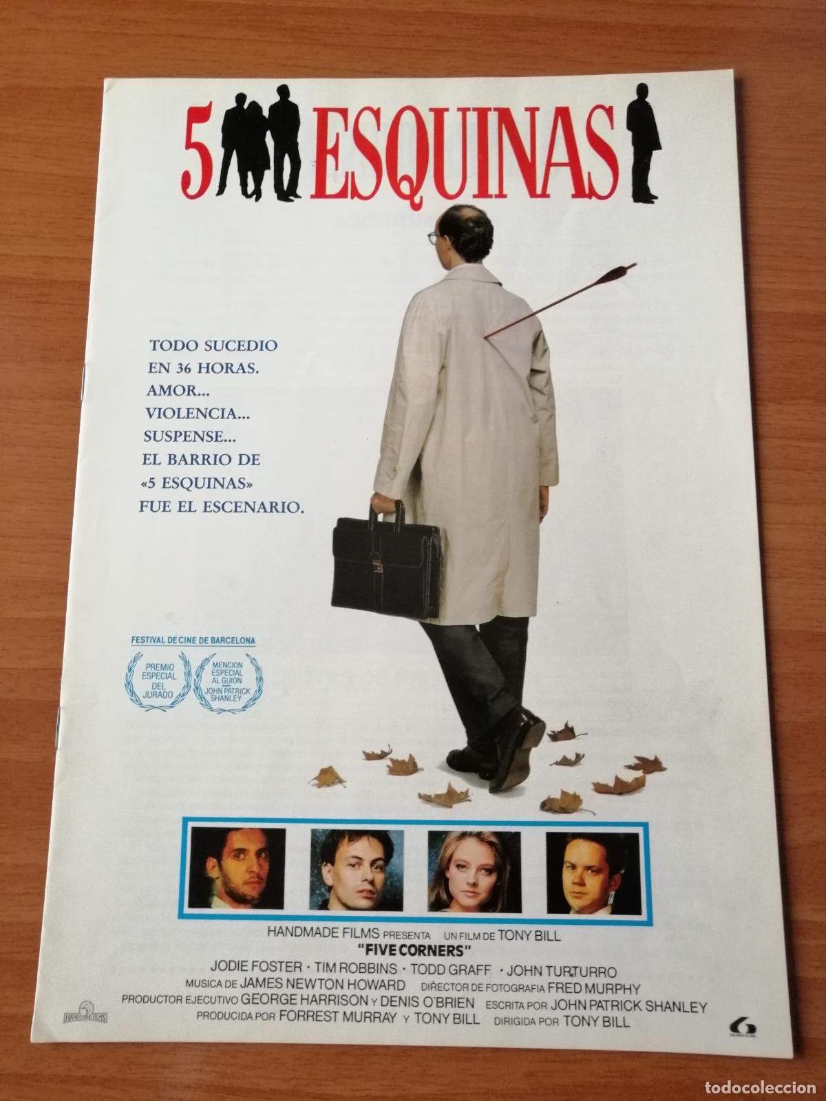 Cine: G106 5 ESQUINAS-LIBRO 8 PAGINAS