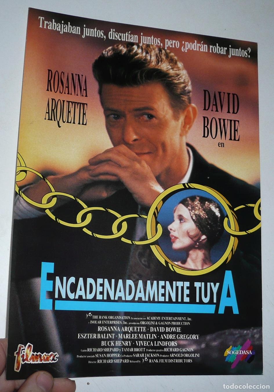 Cine: Encadenadamente tuya (Richard Shepard, 1991) Gu&iacute;a de cine. Rosanna Arquette, David Bowie