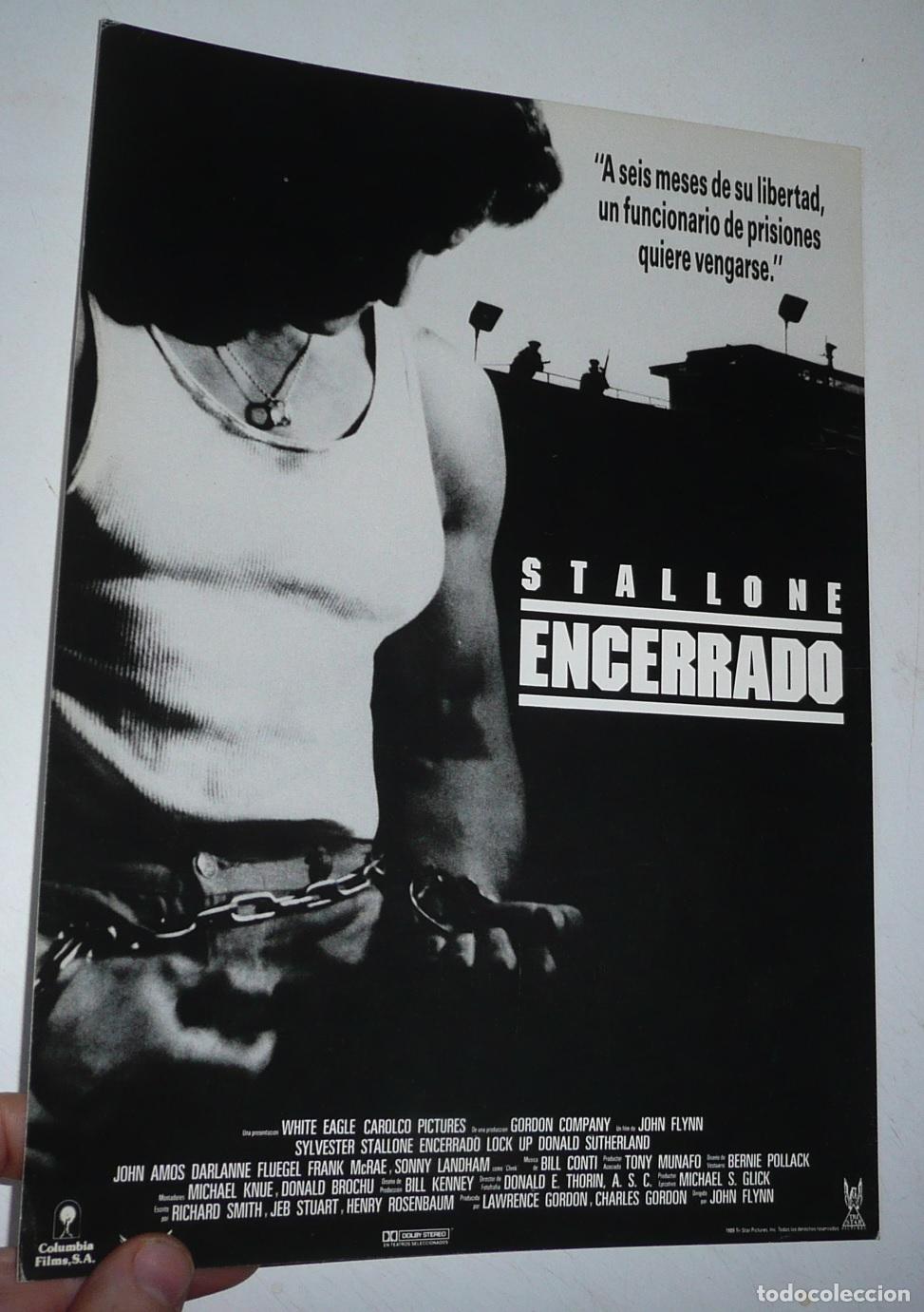 Cine: Encerrado (John Flynn, 1989) Gu&iacute;a de cine. Sylvester Stallone, Donald Sutherland, John Amos