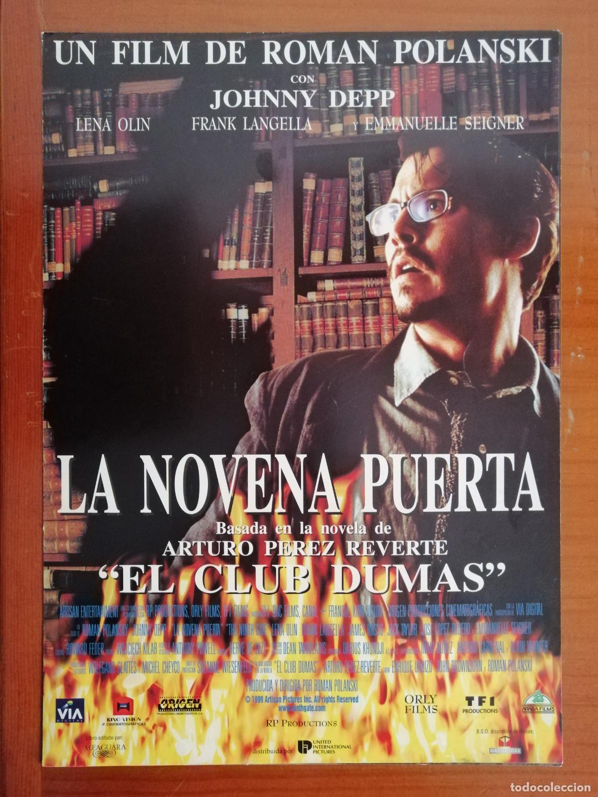 Cine: G6475 LA NOVENA PUERTA-DOBLE