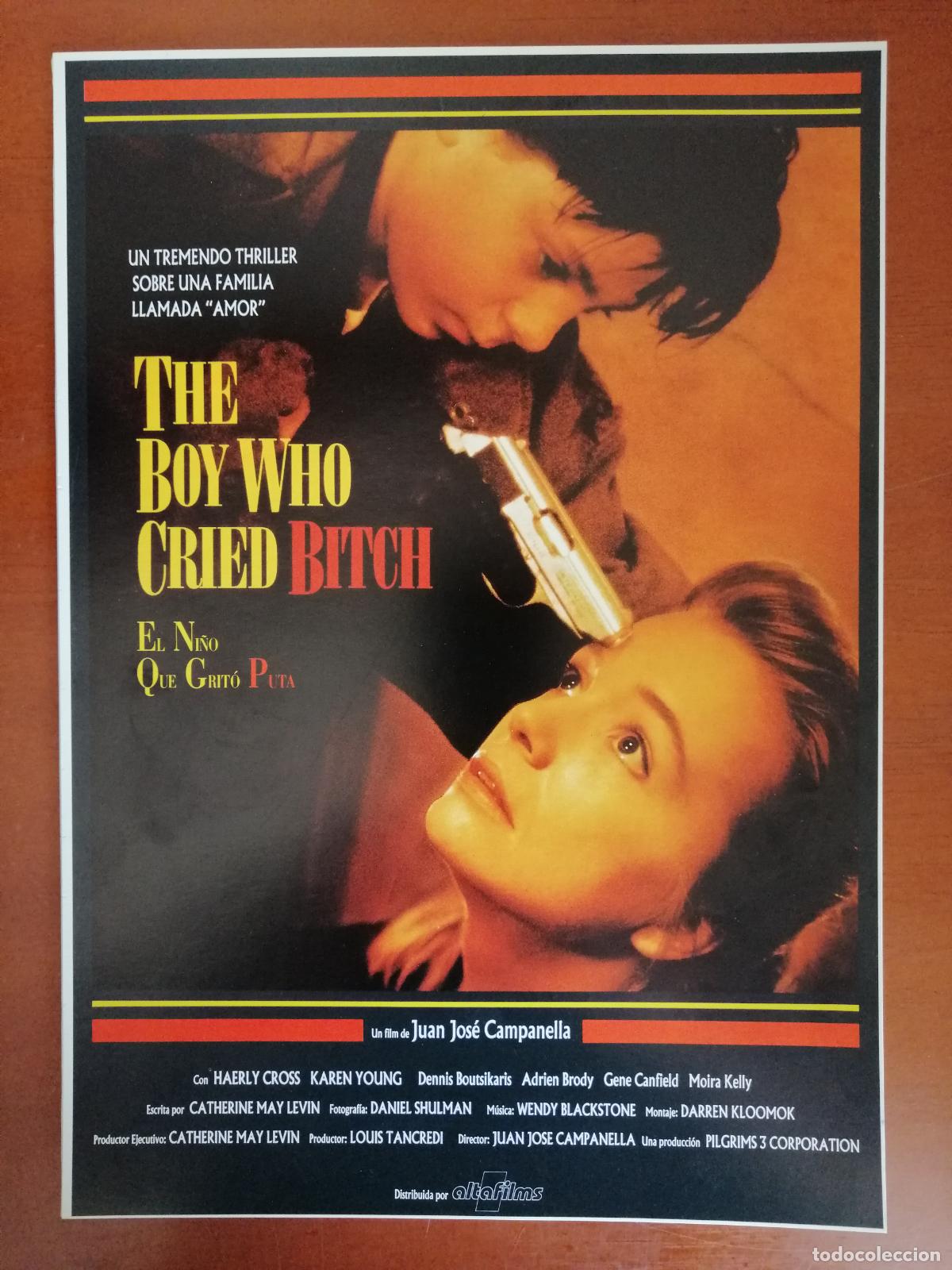 Cine: G10409 THE BOW WHO CRIED BITCH (EL NI&Ntilde;O QUE GRITO PUTA)-LIBRO 24 PAGINAS