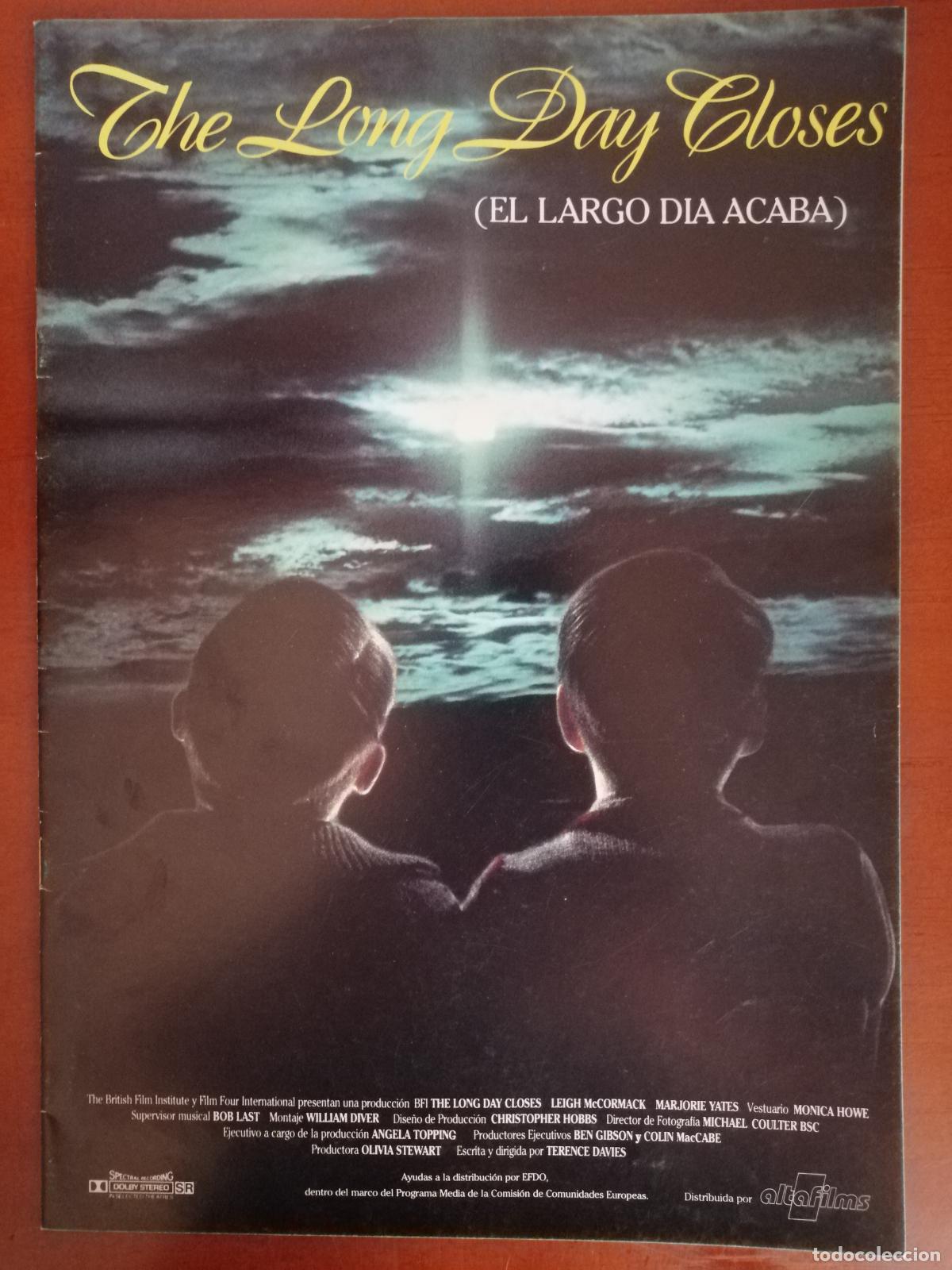 Cine: G10495 THE LONG DAY CLOSES (EL LARGO DIA SE ACABA)-LIBRO 16 PAGINAS
