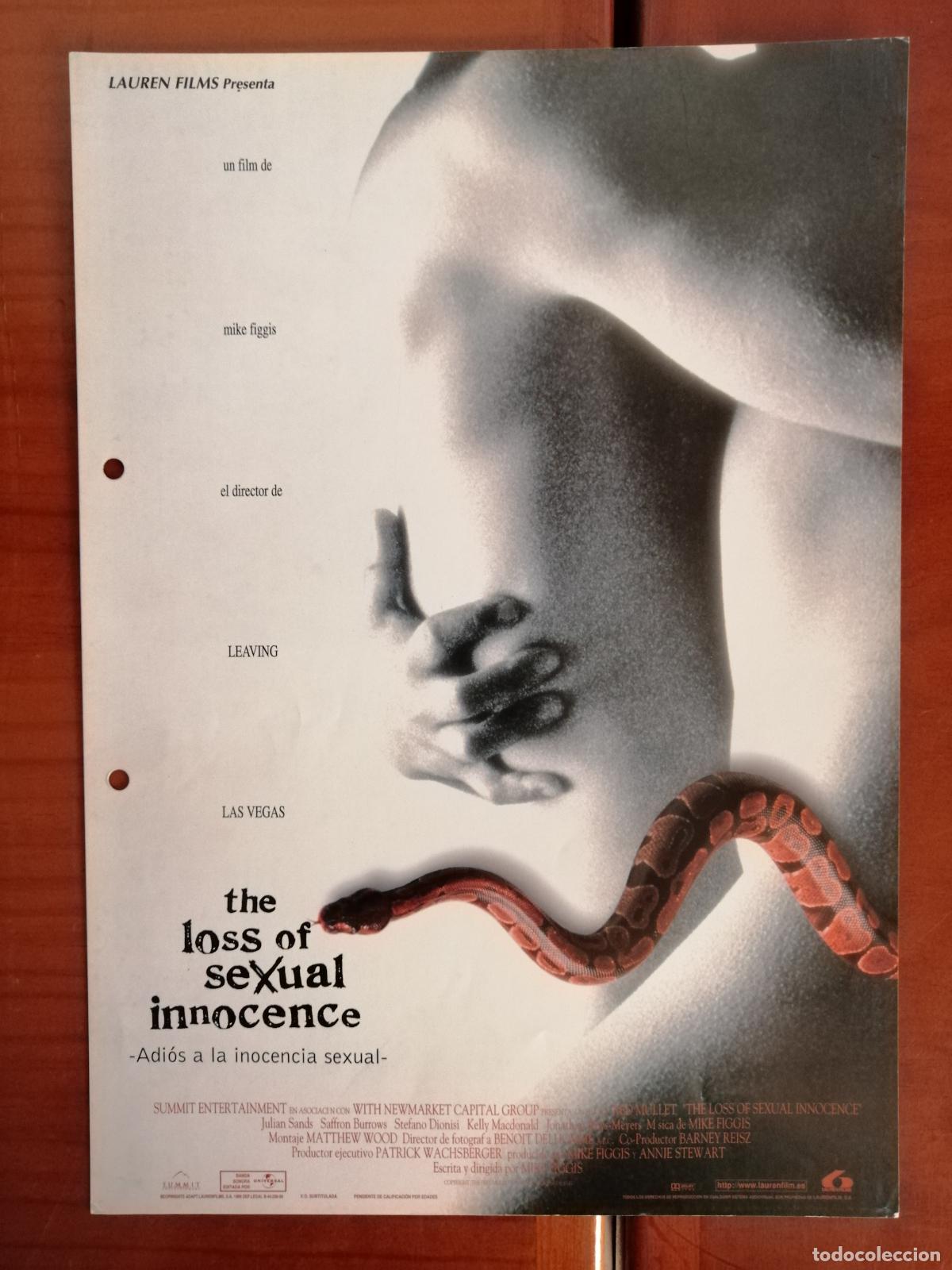Cine: G10497 THE LOSS OS SEXUAL INNOCENCE (ADIOS A LA INOCENCIA SEXUAL)-SENCILLO