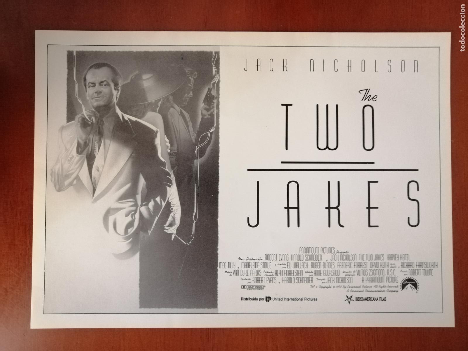 Cine: G10549 THE TWO JAKES-SENCILLO-REVERSO EN BLANCO
