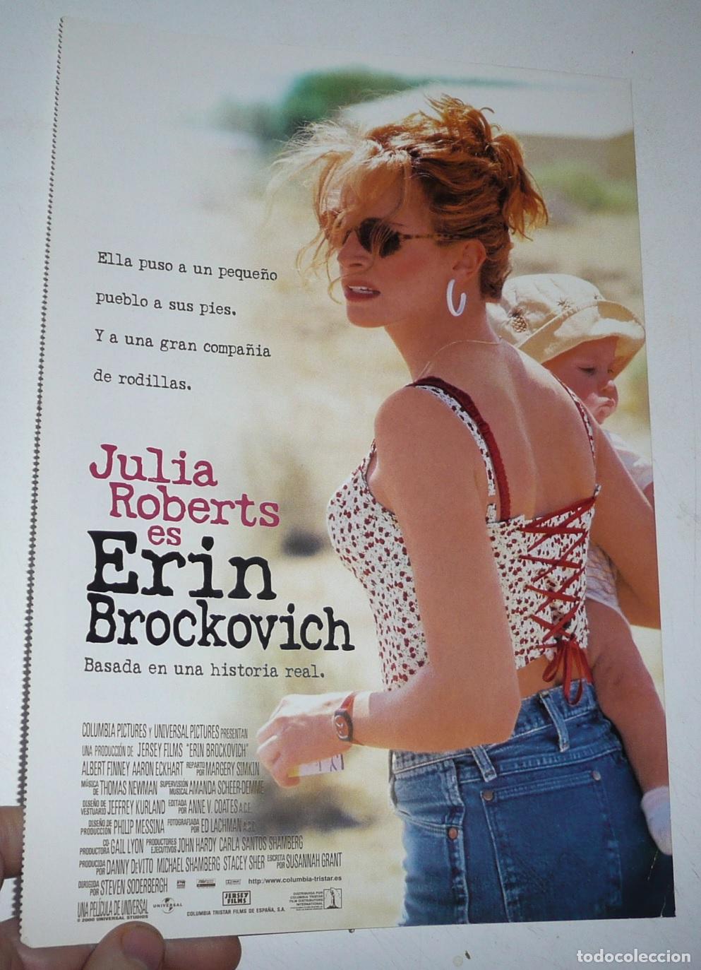 Cinema: Erin Brockovich (Steven Soderbergh, 2000) Gu&iacute;a de cine. Julia Roberts, Albert Finney, Aaron Eckhart