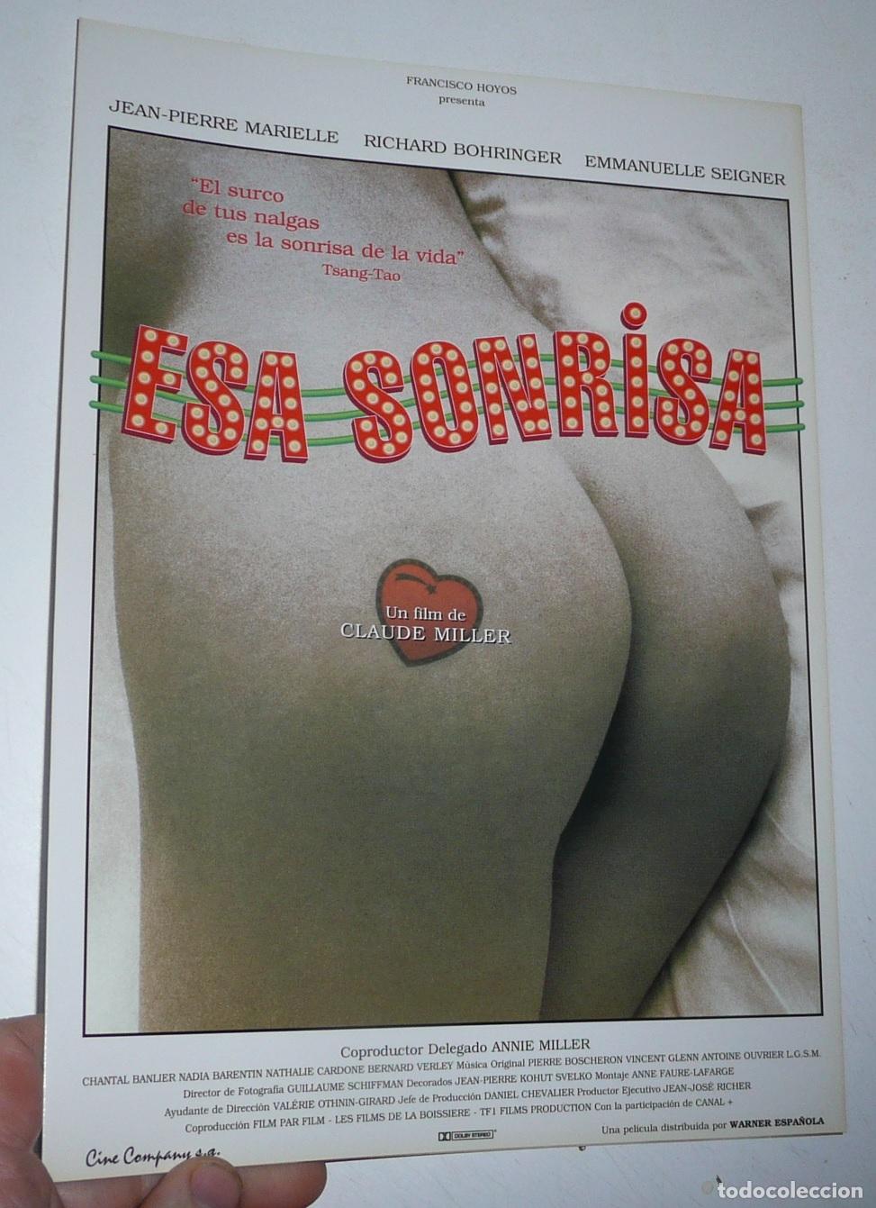 Cine: Esa sonrisa (Claude Miller, 1994) Jean-Pierre Marielle, Richard Bohringer, Emmanuelle Seigner