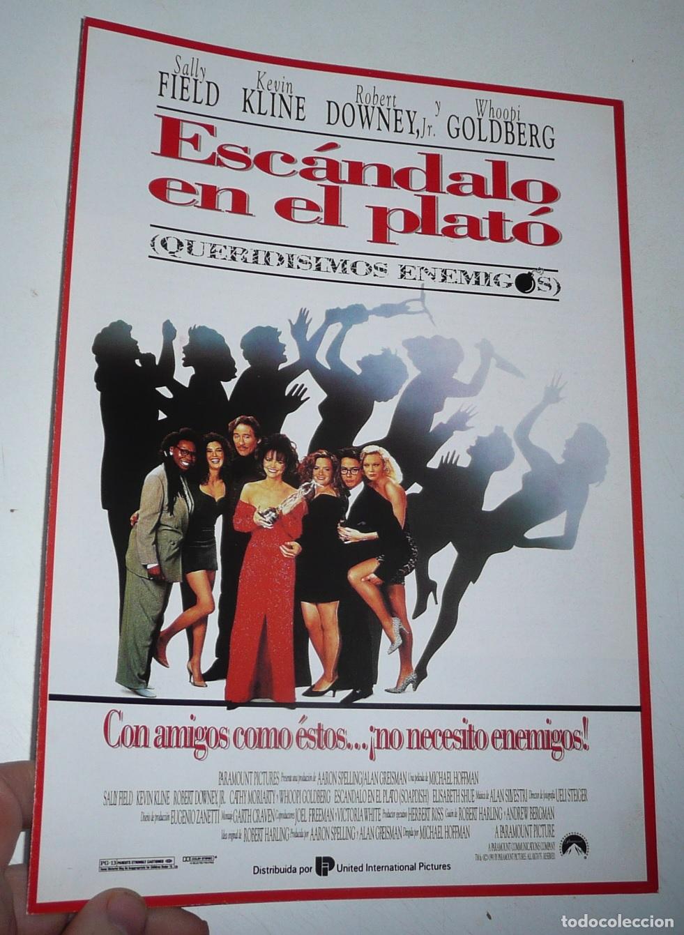 Cine: Esc&aacute;ndalo en el plat&oacute; (Michael Hoffman, 1991) Sally Field, Kevin Kline, Robert Downey Jr., Whoopi