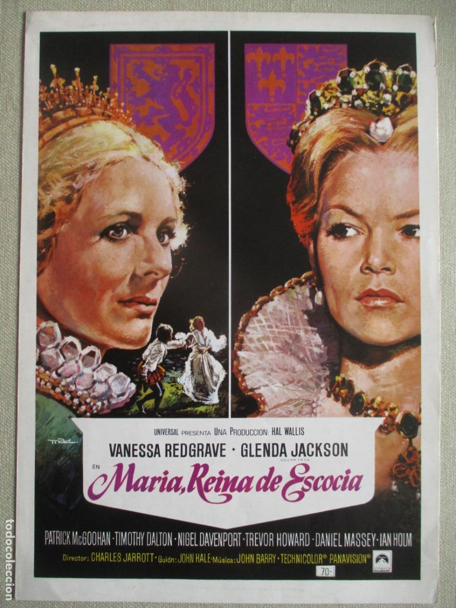 Cine: MARIA, REINA DE ESCOCIA. GUIA ORIGINAL ESTRENO. PEDIDO MINIMO EN GUIAS 10 EUROS.