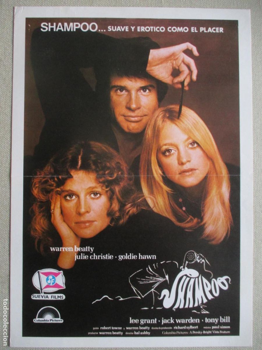 Cine: SHAMPOO. GUIA ORIGINAL ESTRENO. PEDIDO MINIMO EN GUIAS 10 EUROS.