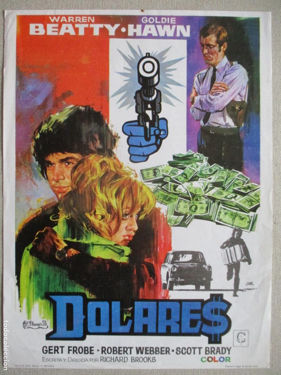 Cine: DOLARES. GUIA ORIGINAL ESTRENO. PEDIDO MINIMO EN GUIAS 10 EUROS.