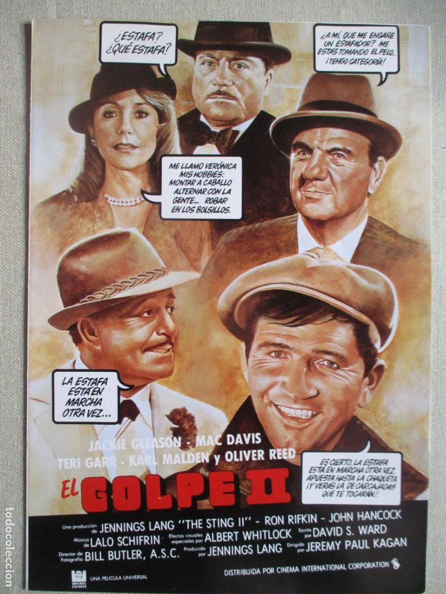 Cine: EL GOLPE II. GUIA ORIGINAL ESTRENO. PEDIDO MINIMO EN GUIAS 10 EUROS.