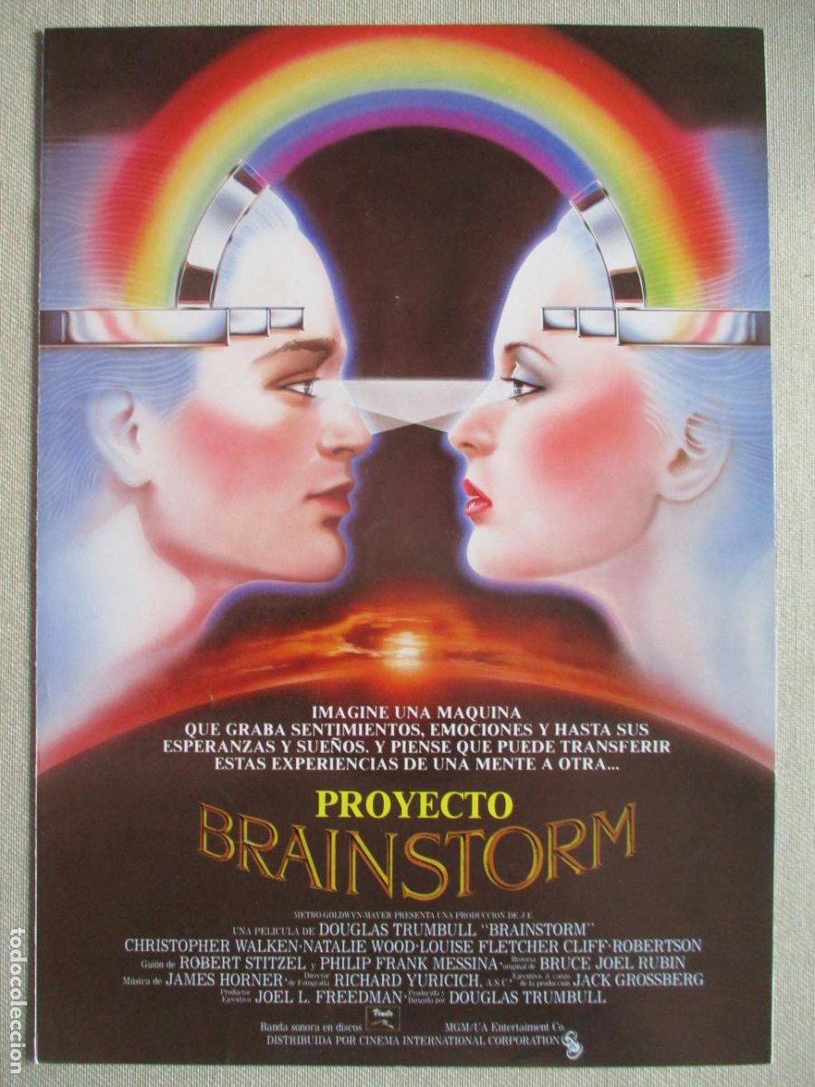 Cine: PROYECTO BRAINSTORM. GUIA ORIGINAL ESTRENO. PEDIDO MINIMO EN GUIAS 10 EUROS.
