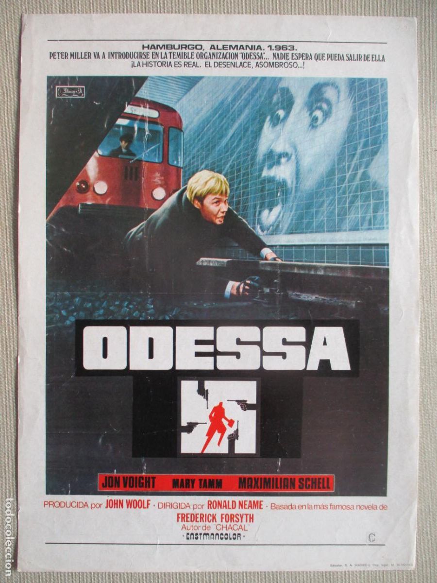 Cine: ODESSA. GUIA ORIGINAL ESTRENO. PEDIDO MINIMO EN GUIAS 10 EUROS.
