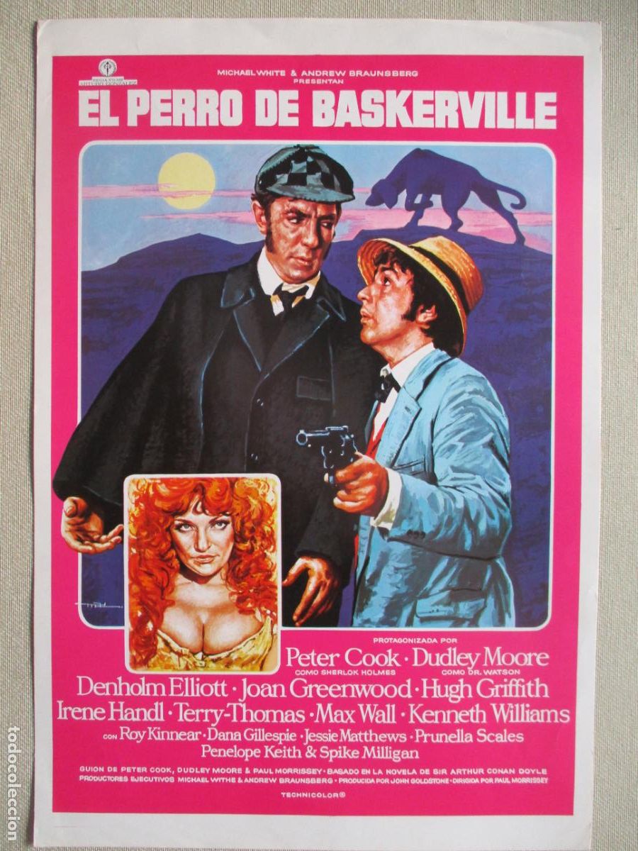 Cinema: EL PERRO DE BASKERVILLE. GUIA ORIGINAL ESTRENO. PEDIDO MINIMO EN GUIAS 10 EUROS.
