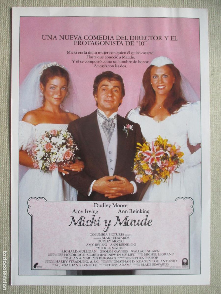 Cinema: MICKI Y MAUDE. GUIA ORIGINAL ESTRENO. PEDIDO MINIMO EN GUIAS 10 EUROS.