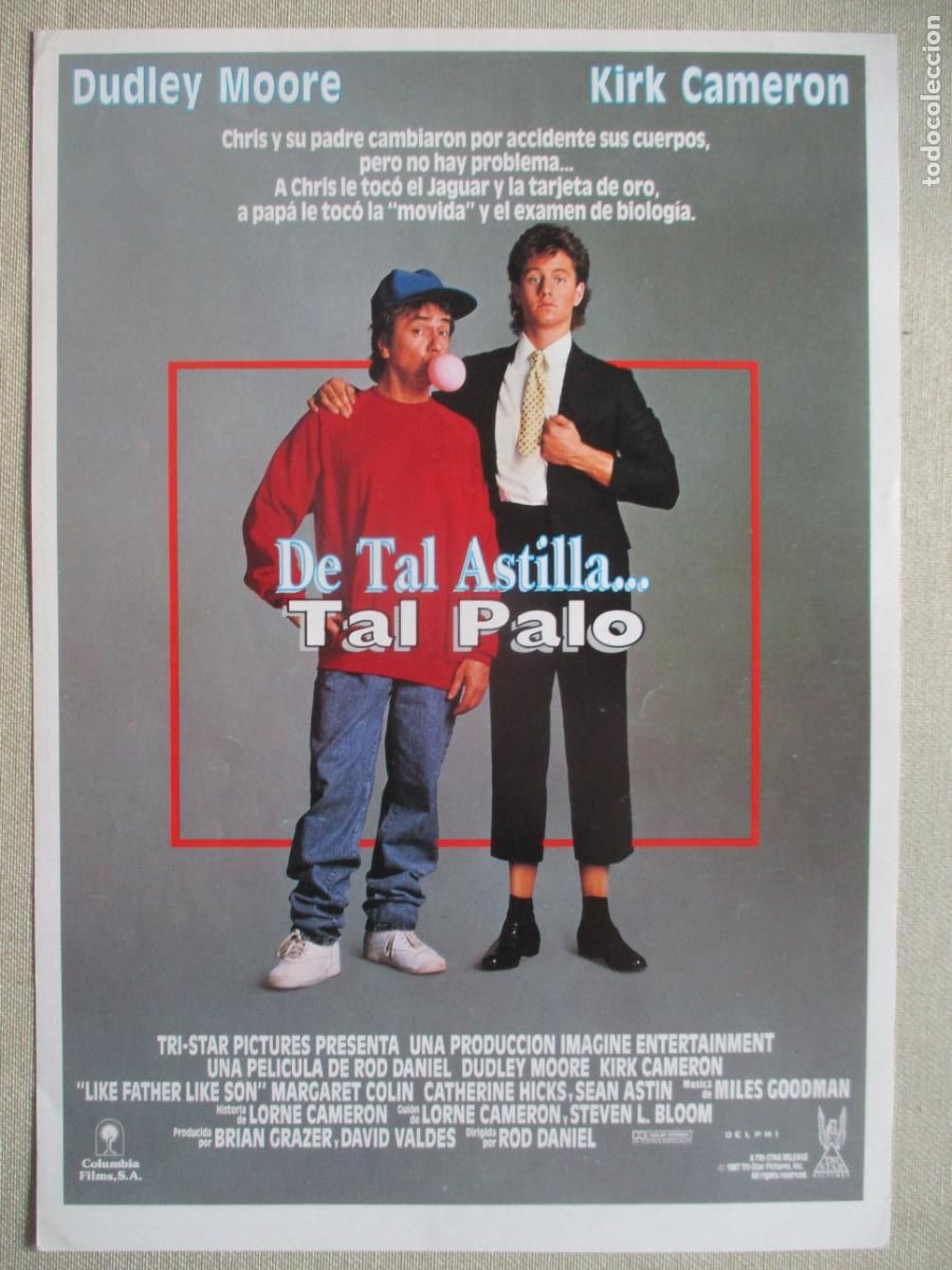 Cinema: DE TAL ASTILLA...TAL PALO. GUIA ORIGINAL ESTRENO. PEDIDO MINIMO EN GUIAS 10 EUROS.