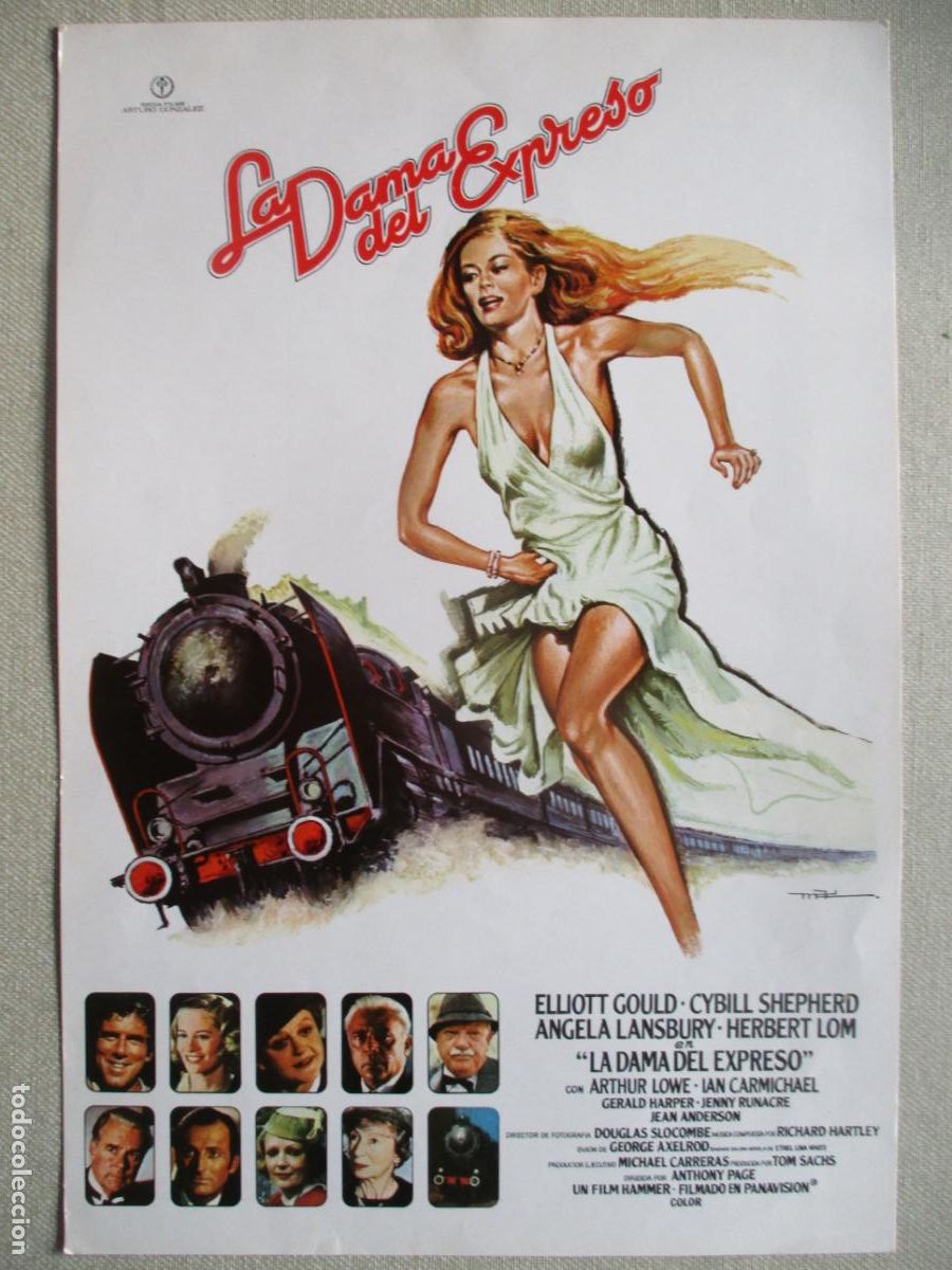 Cinema: LA DAMA DEL EXPRESO. GUIA ORIGINAL ESTRENO. PEDIDO MINIMO EN GUIAS 10 EUROS.