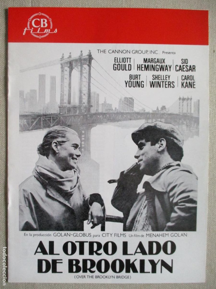 Cinema: AL OTRO LADO DE BROOKLYN. GUIA ORIGINAL ESTRENO. PEDIDO MINIMO EN GUIAS 10 EUROS.