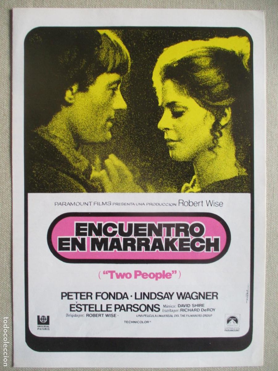 Cinema: ENCUENTRO EN MARRAKECH. GUIA ORIGINAL ESTRENO. PEDIDO MINIMO EN GUIAS 10 EUROS.