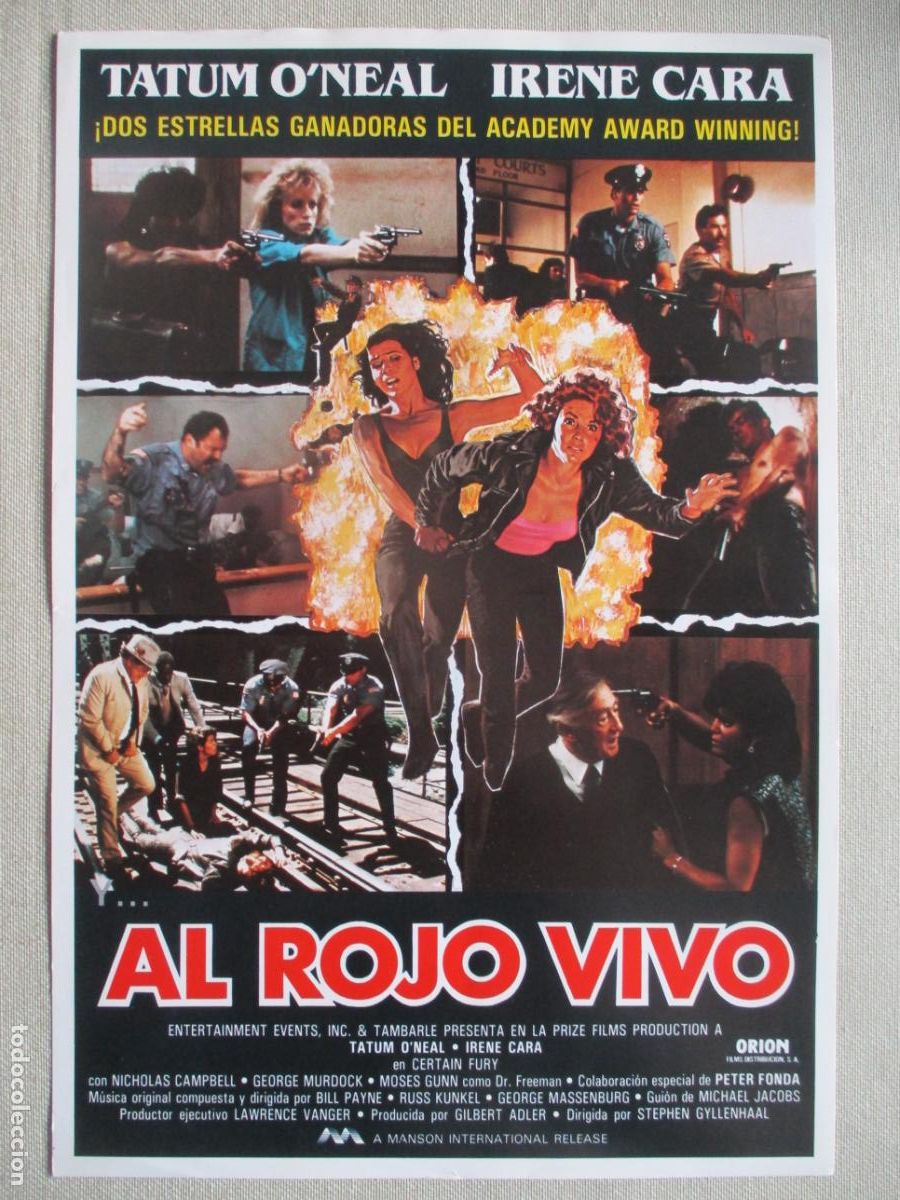 Cinema: AL ROJO VIVO. GUIA ORIGINAL ESTRENO. PEDIDO MINIMO EN GUIAS 10 EUROS.