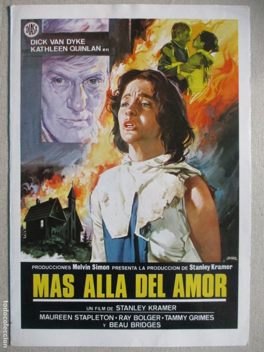 Cinema: MAS ALLA DEL AMOR. GUIA ORIGINAL ESTRENO. PEDIDO MINIMO EN GUIAS 10 EUROS.