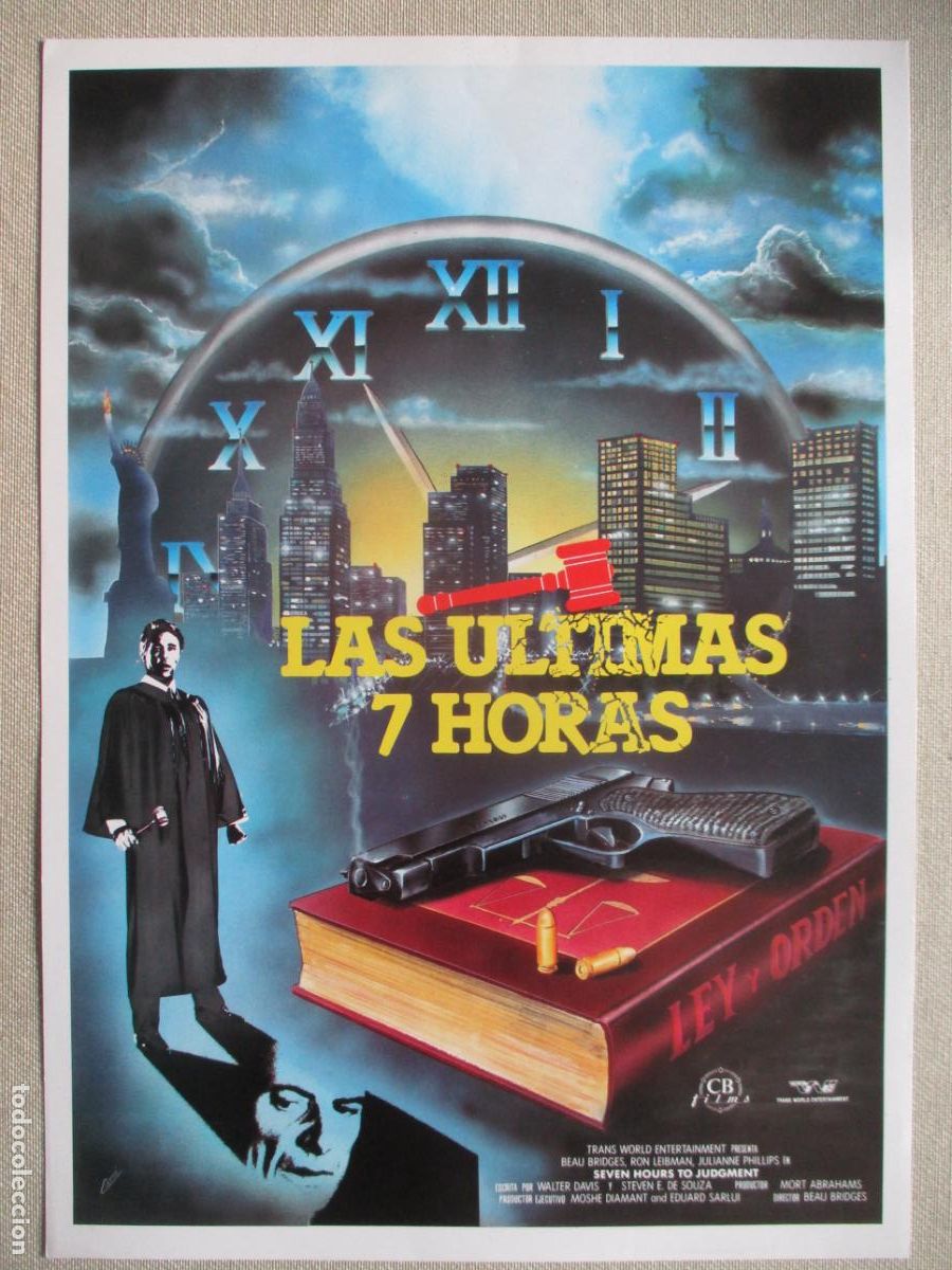 Cinema: LAS ULTIMAS 7 HORAS. GUIA ORIGINAL ESTRENO. PEDIDO MINIMO EN GUIAS 10 EUROS.