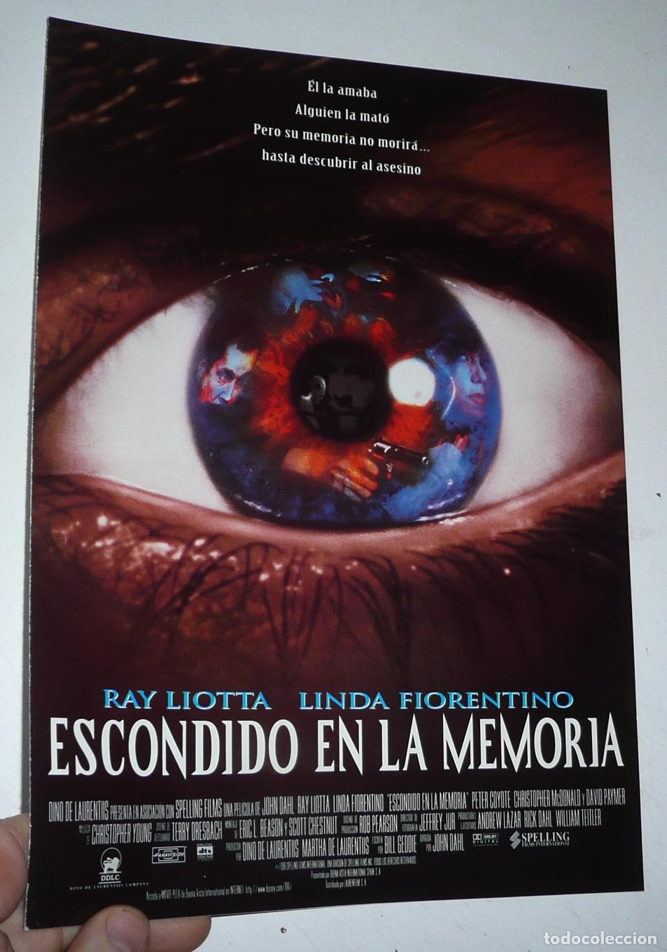Cine: Escondido en la memoria (John Dahl, 1996) Gu&iacute;a de cine. Ray Liotta, Linda Fiorentino, Peter Coyote